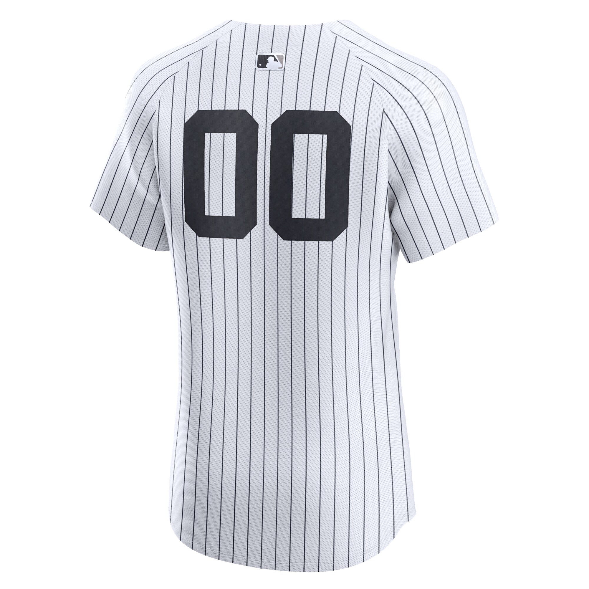 Alternative view of Nike Yankees Pinstripe Jersey - Authentic White/Navy