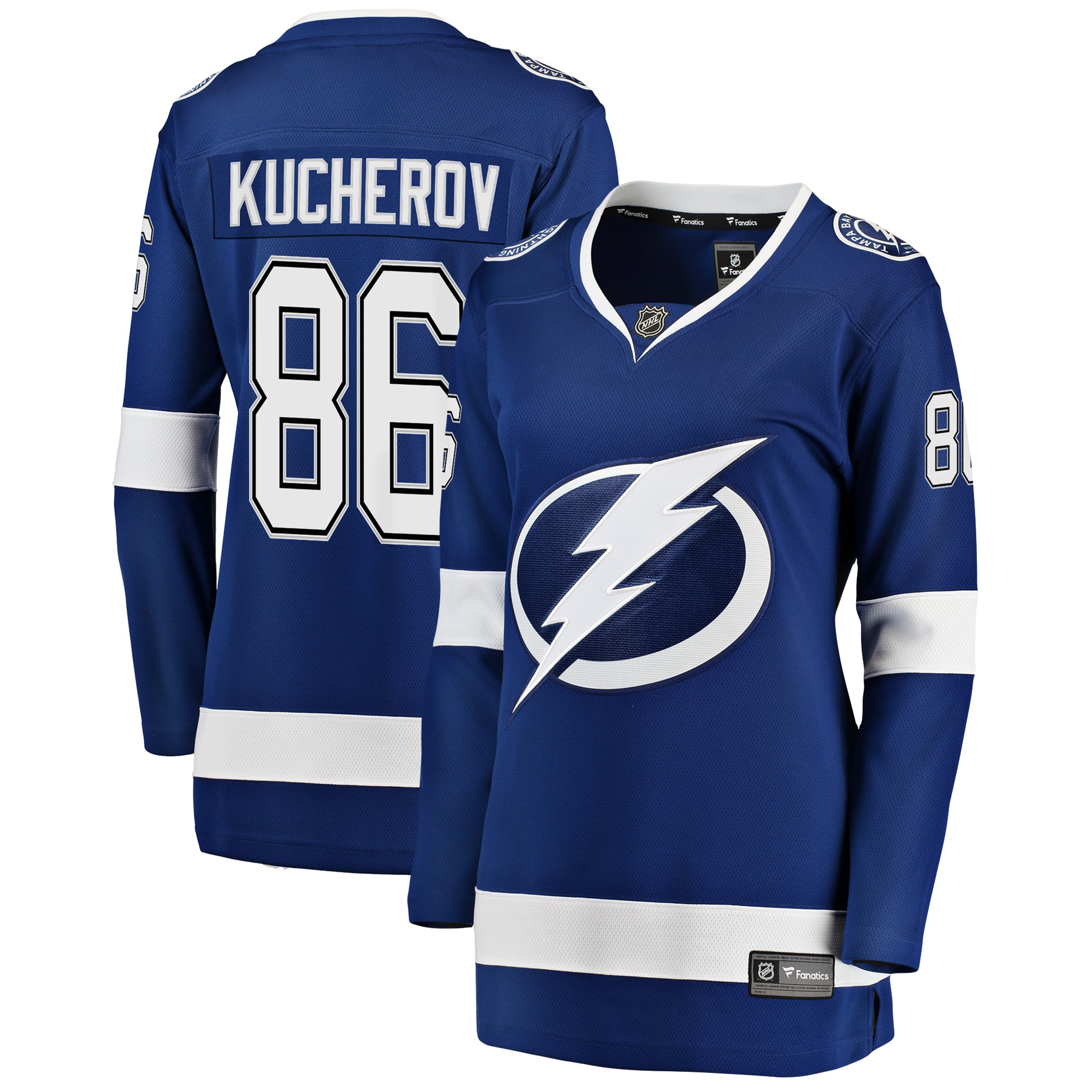 Nikita Kucherov Tampa Bay Lightning Fanatics Women's Breakaway Player Jersey - Blue