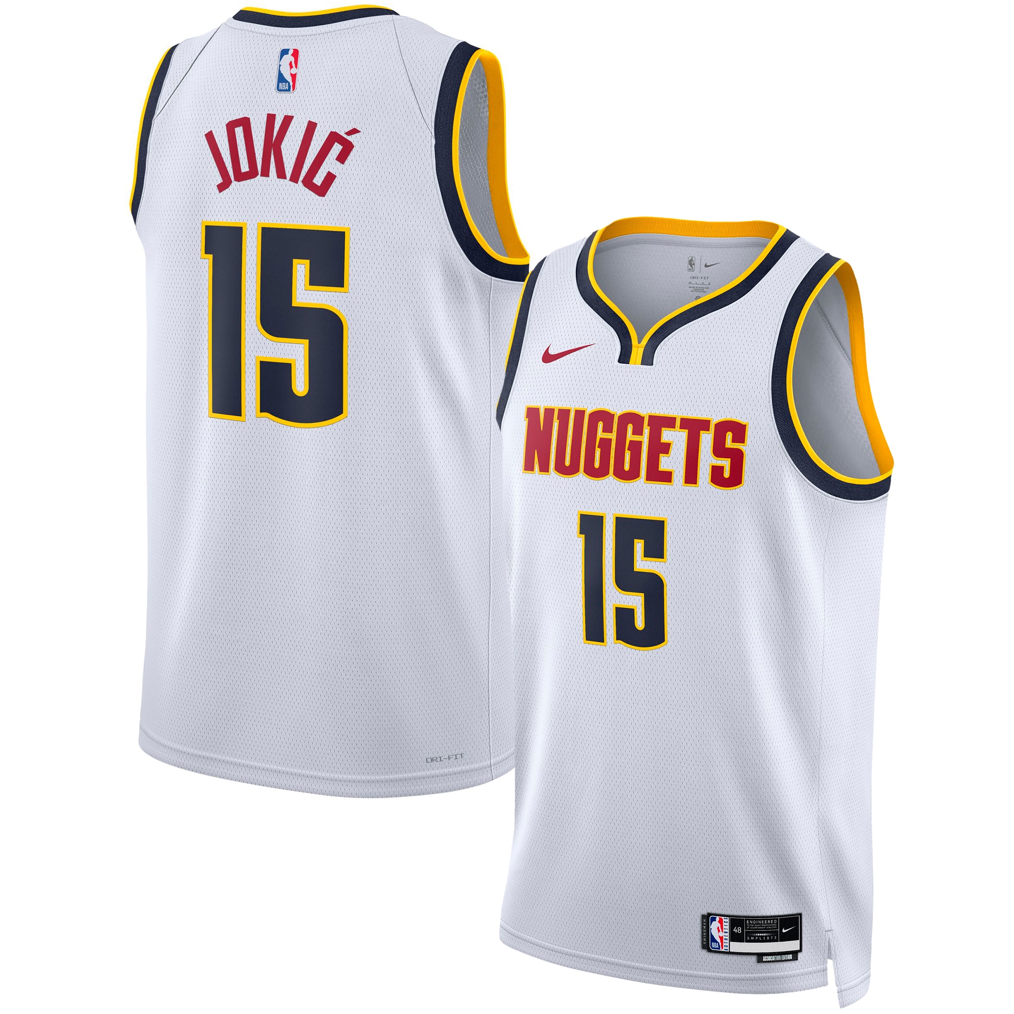 Nikola Jokic Denver Nuggets Unisex Swingman Jersey - Association Edition