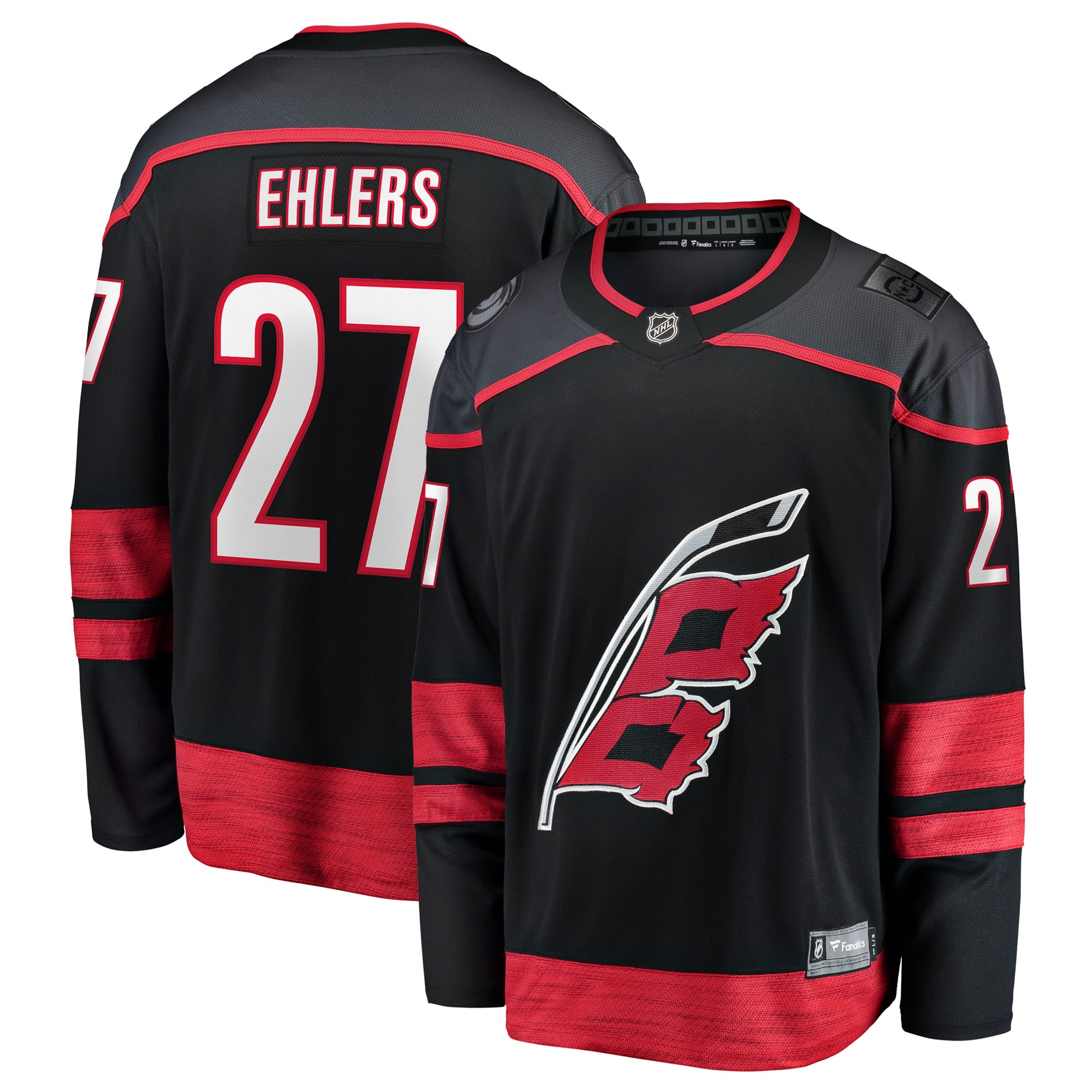 Nikolaj Ehlers Carolina Hurricanes Fanatics Home Breakaway Jersey - Black