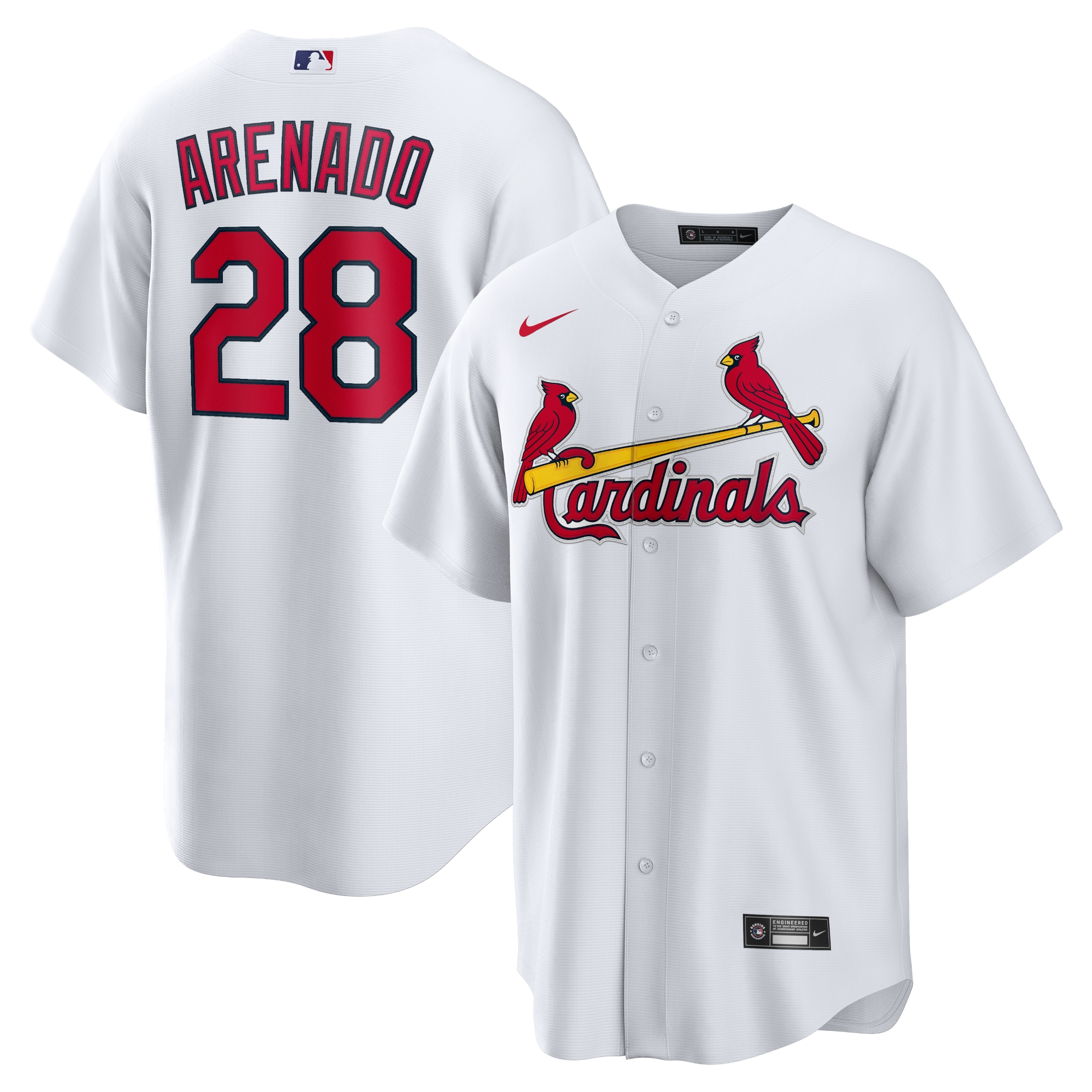 Nolan Arenado St. Louis Cardinals 2024 Home Jersey - White