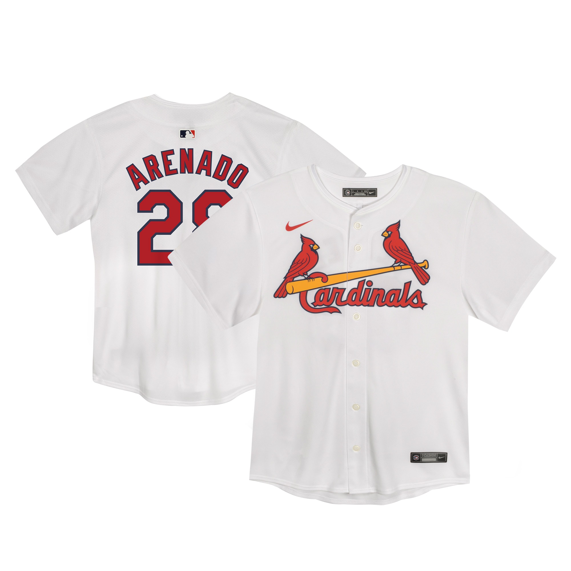 Nolan Arenado St. Louis Cardinals Toddler Game Jersey - White
