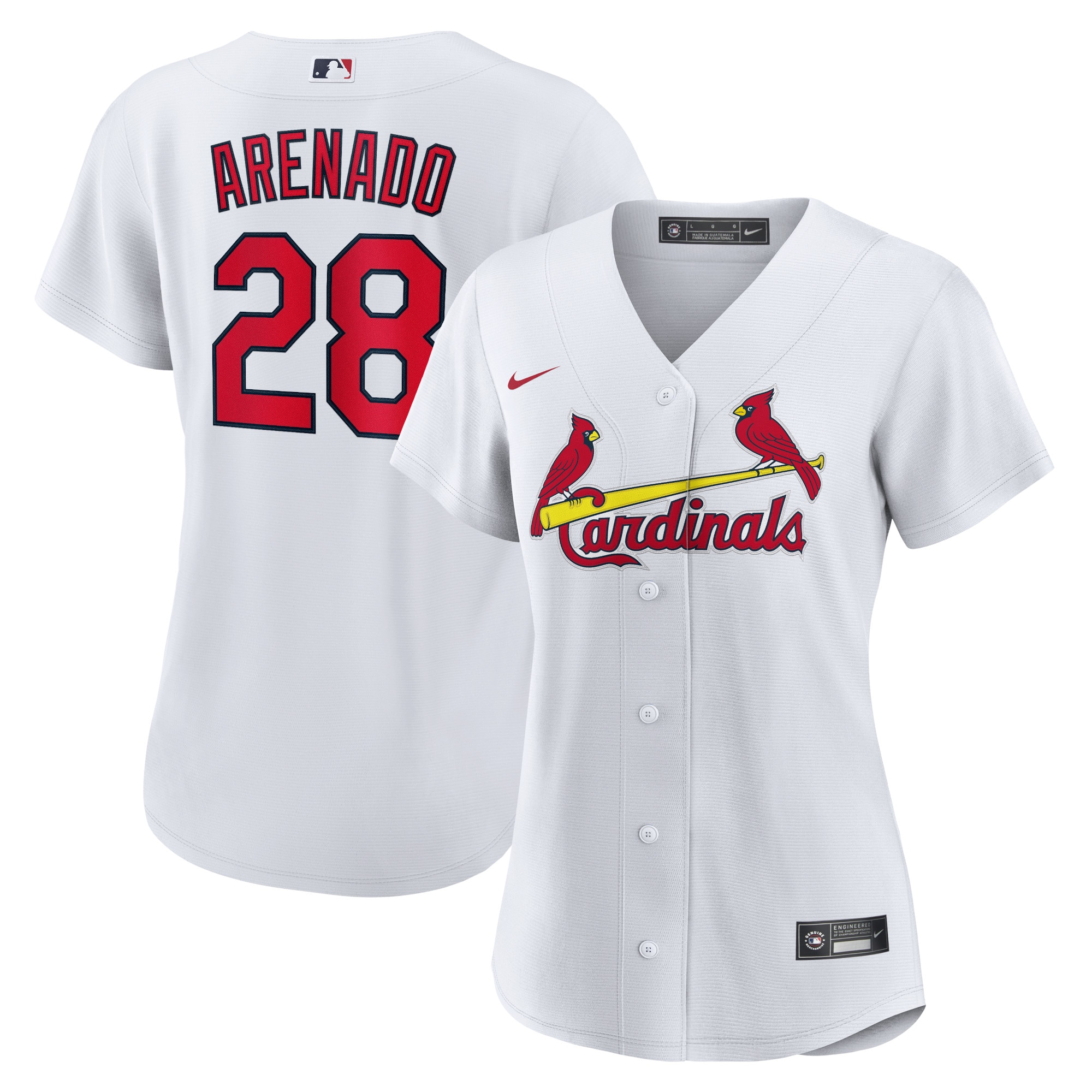 Nolan Arenado St. Louis Cardinals Women's Home Official Player Jersey