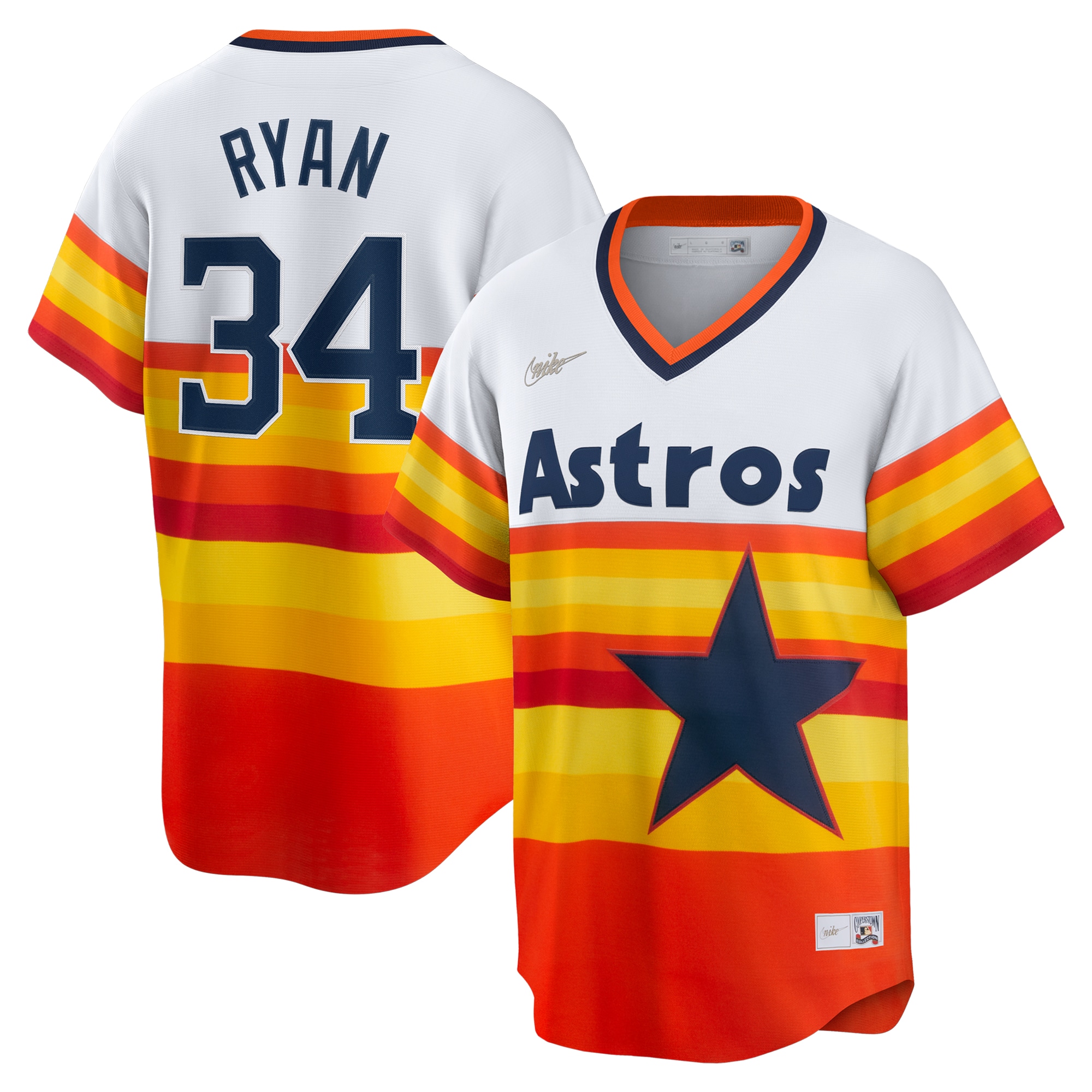 Nolan Ryan Houston Astros Home Cooperstown Collection Player Jersey - White