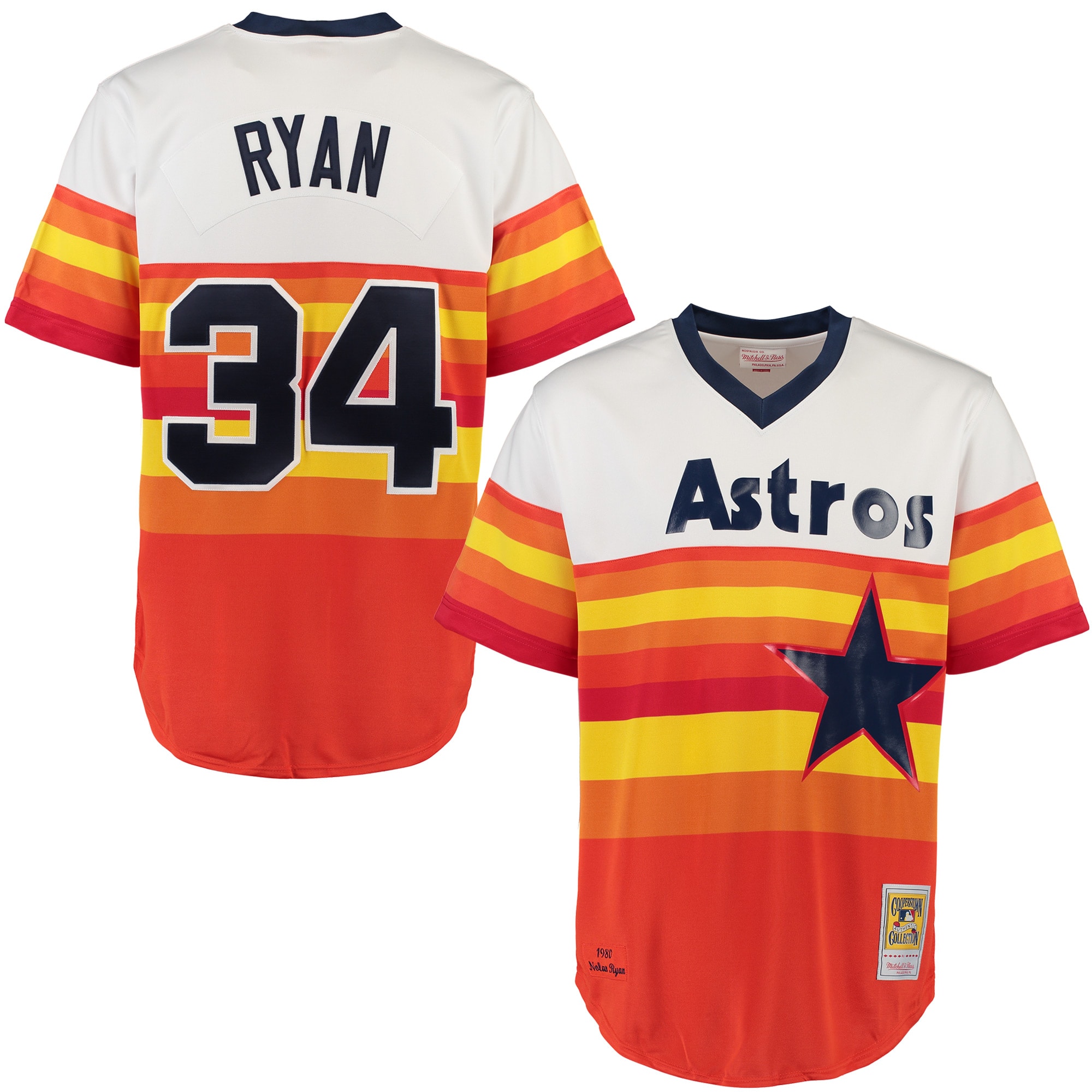 Nolan Ryan Houston Astros Throwback Jersey - White
