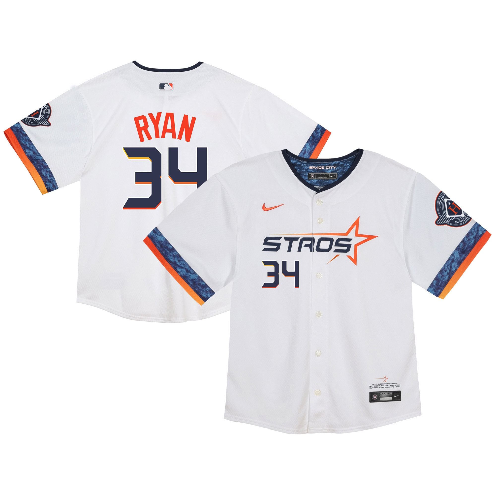 Nolan Ryan Houston Astros Toddler City Connect 2025 Limited Jersey - White