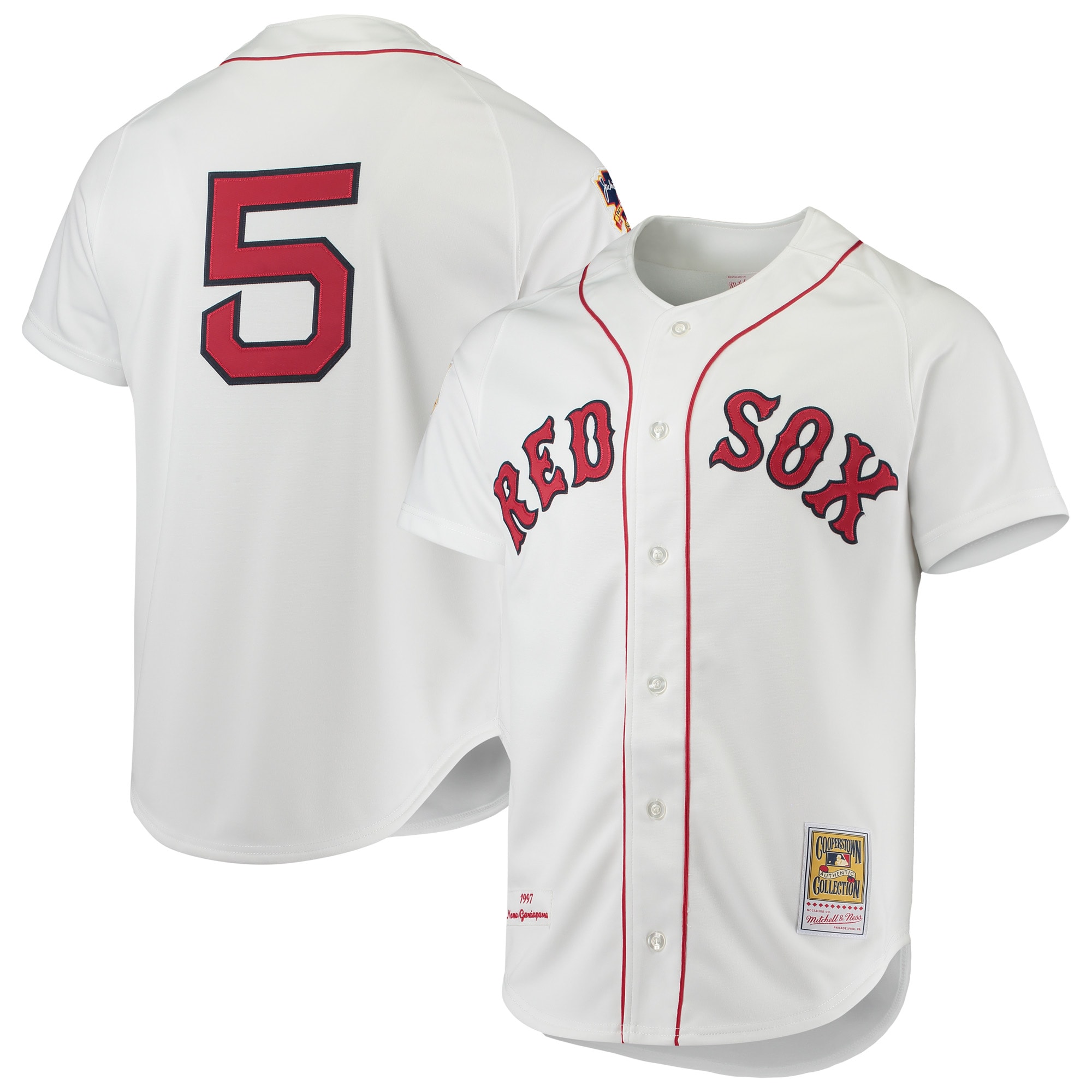 Nomar Garciaparra Boston Red Sox 1997 Cooperstown Collection Jersey - White