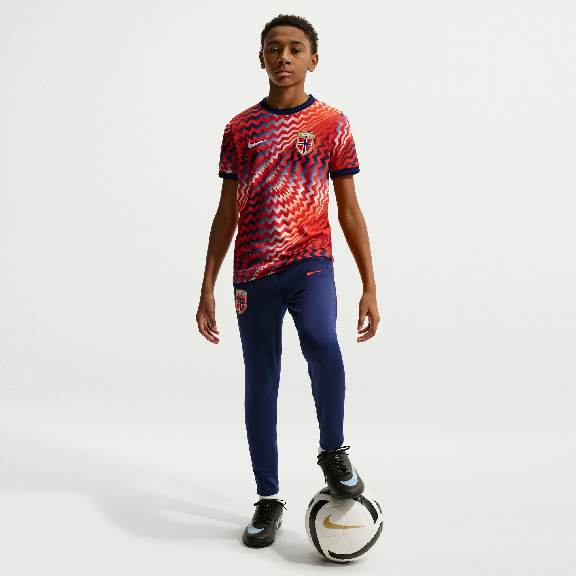 Norway National Team Youth 2026 Pre-Match Top - Red