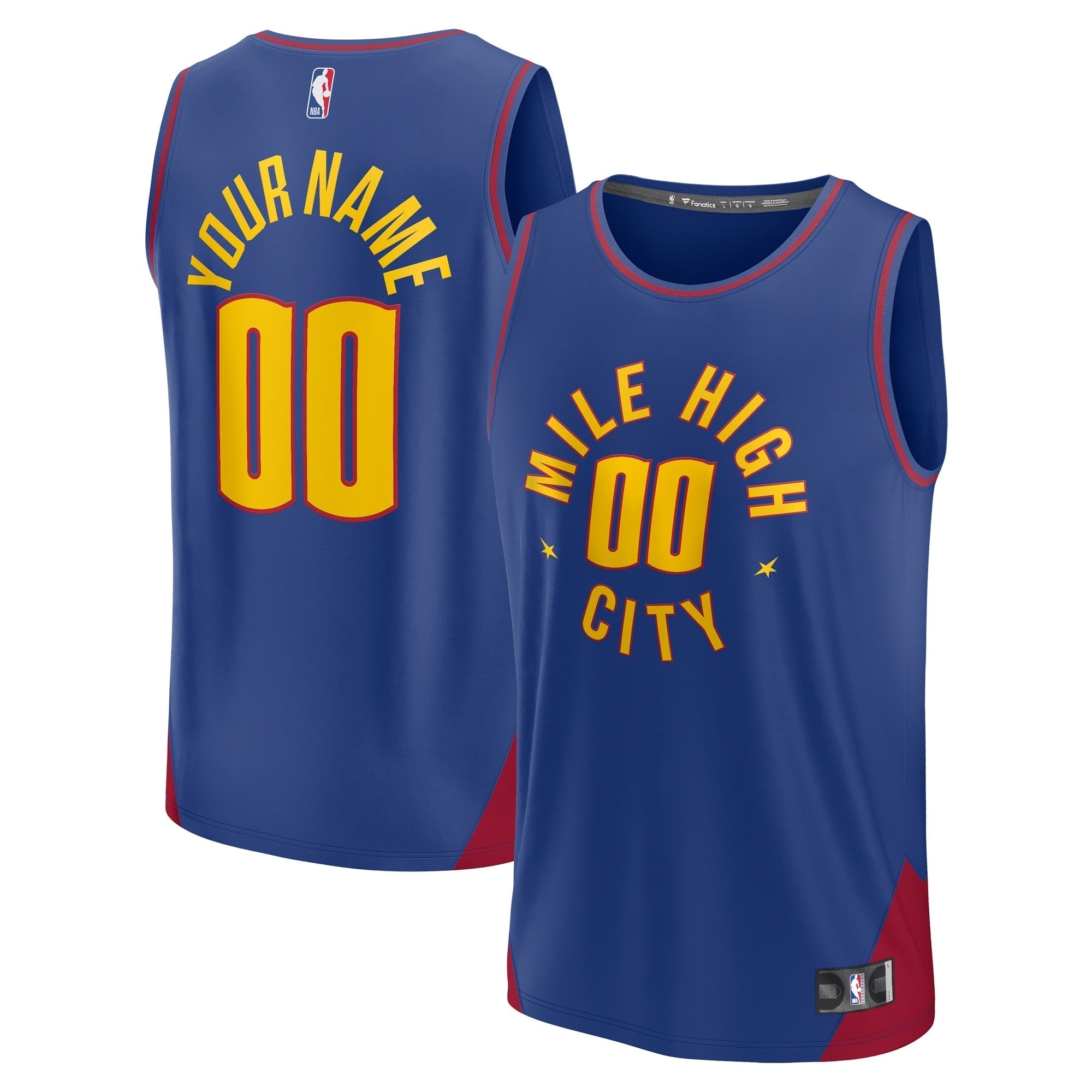Nuggets City Edition Jersey - Fanatics Nuggets City Jersey - Blue