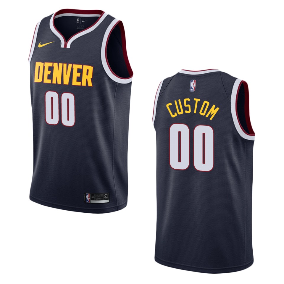 Nuggets Custom Navy Jersey - Nike Denver - Personalized Edition