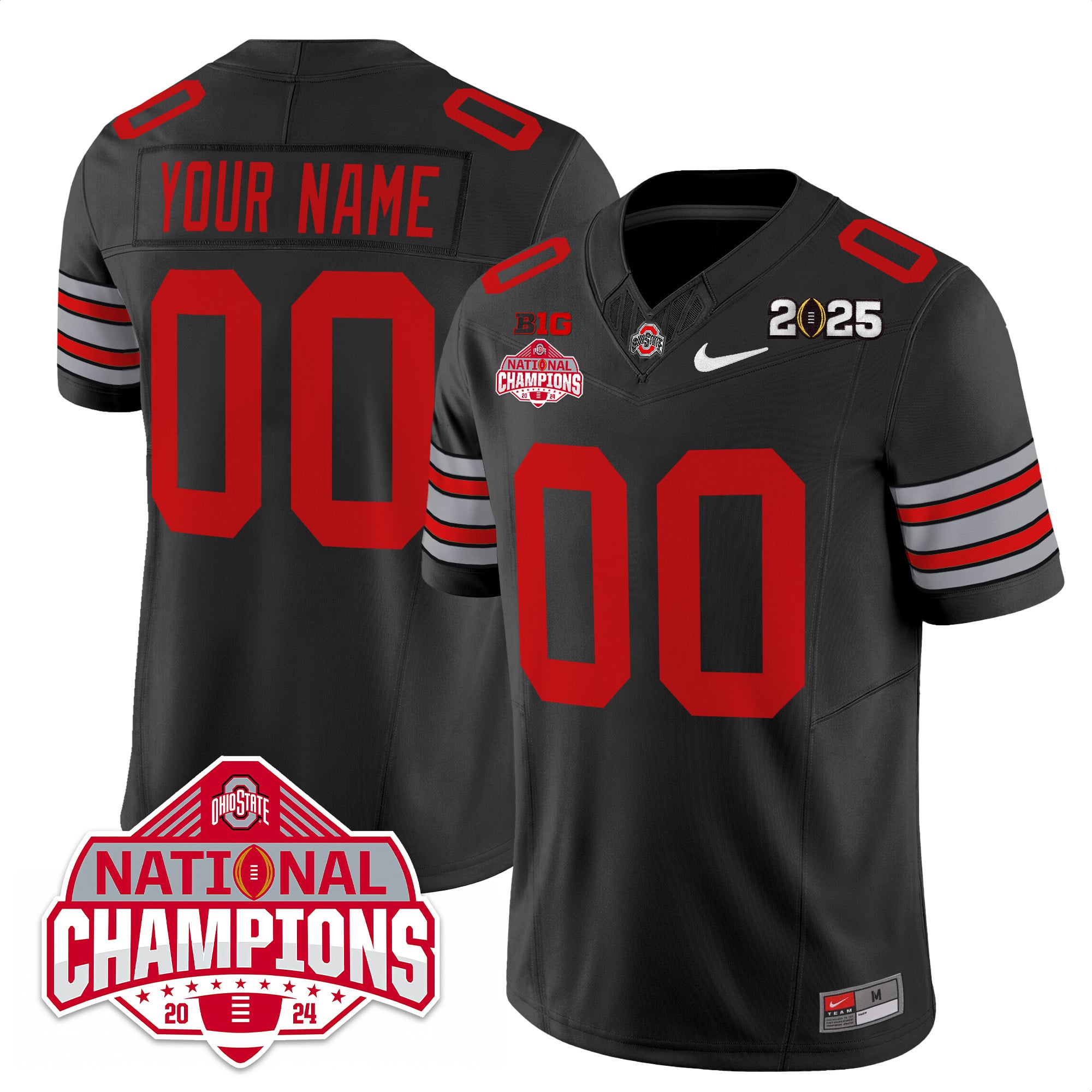 Ohio State 2025 Jersey - Nike Ohio State Buckeyes 2025 Black Jersey