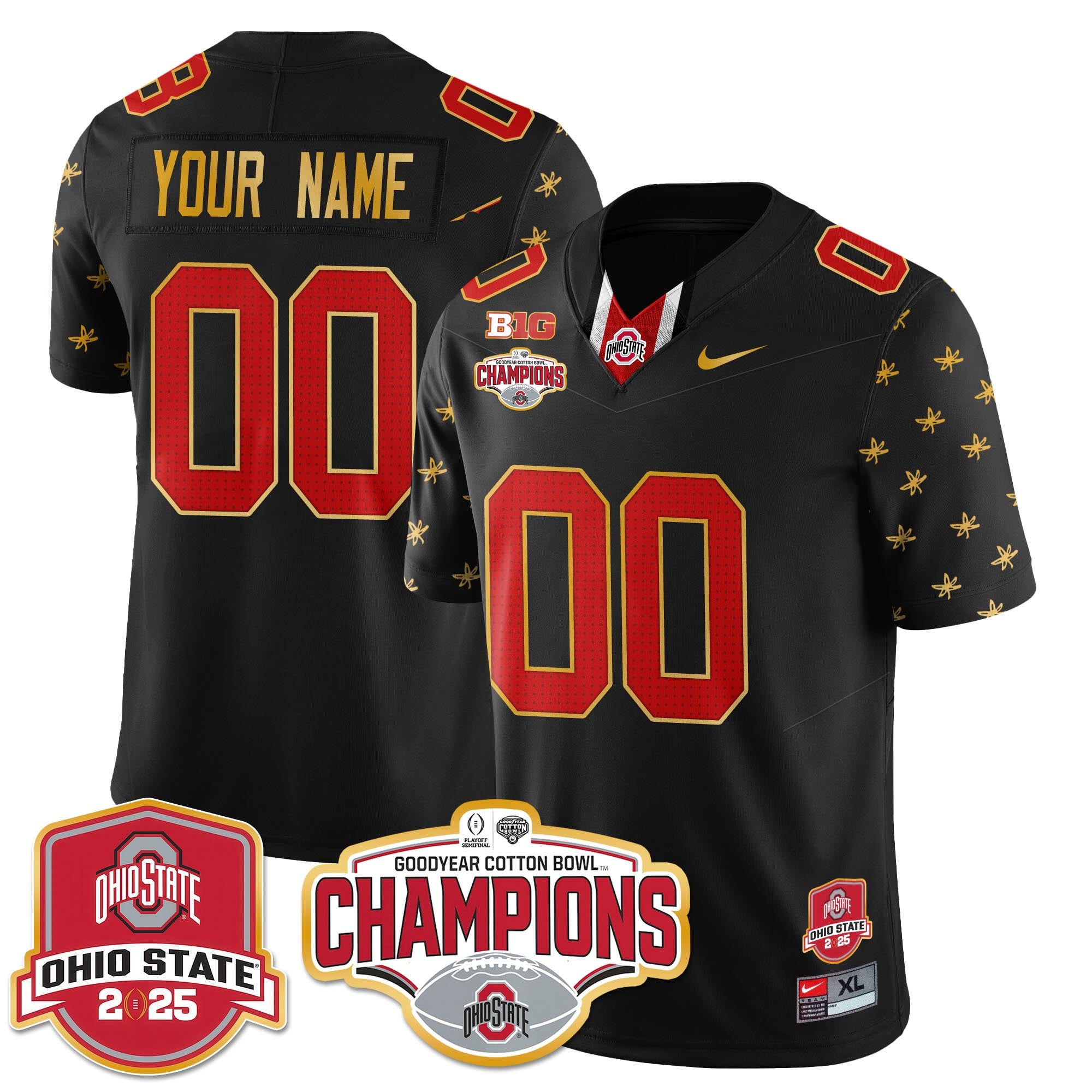 Ohio State Black Jersey nike buckeyes - Nike Ohio State Buckeyes Black