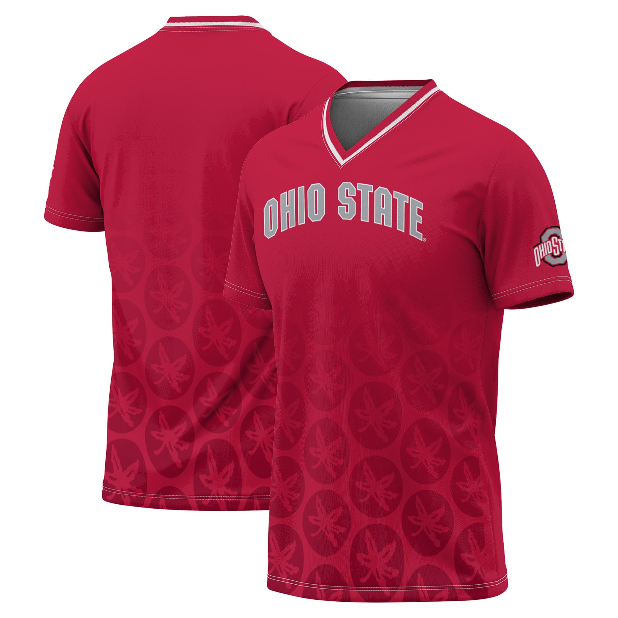 Ohio State Buckeyes GameDay Greats Youth Lightweight Soccer Fashion Jersey - Scarlet