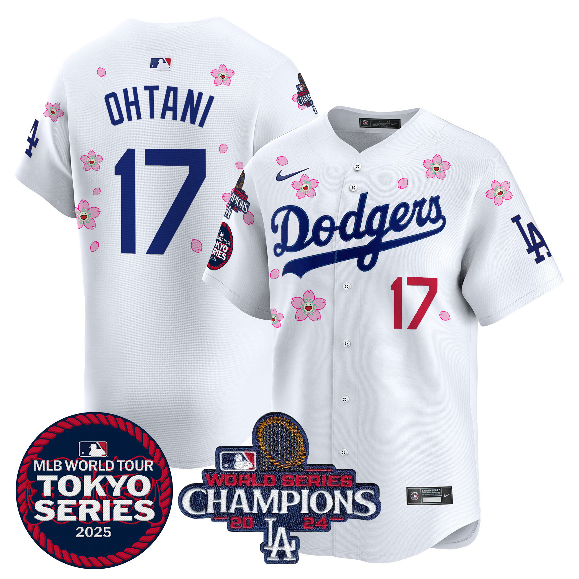 Ohtani Dodgers Tokyo Jersey - Nike - Cherry Blossom Edition