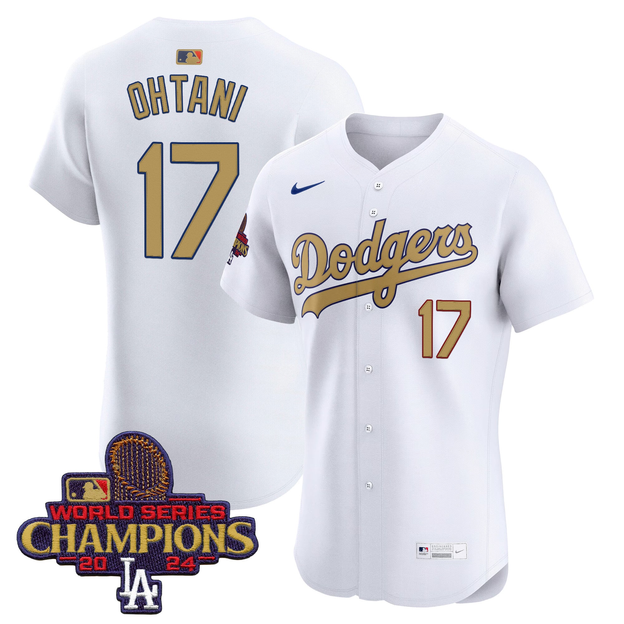 Ohtani Dodgers WS Champs Jersey - Nike Ohtani Dodgers 2024 WS Champs