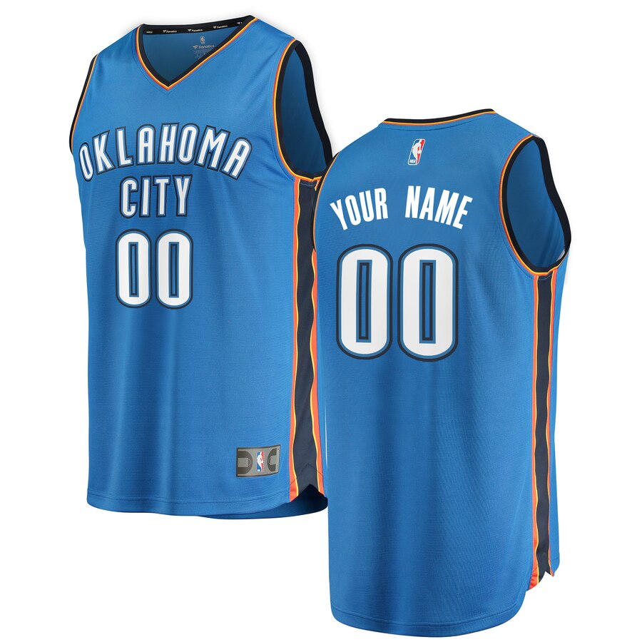 OKC Blue Custom Jersey - Fanatics - Personalized Edition