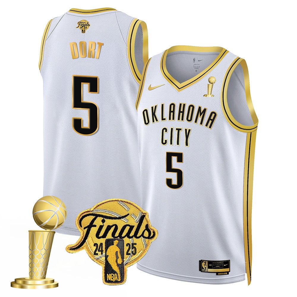 Alternative view of OKC Caruso Black Jersey - Nike OKC Caruso Black Finals Jersey