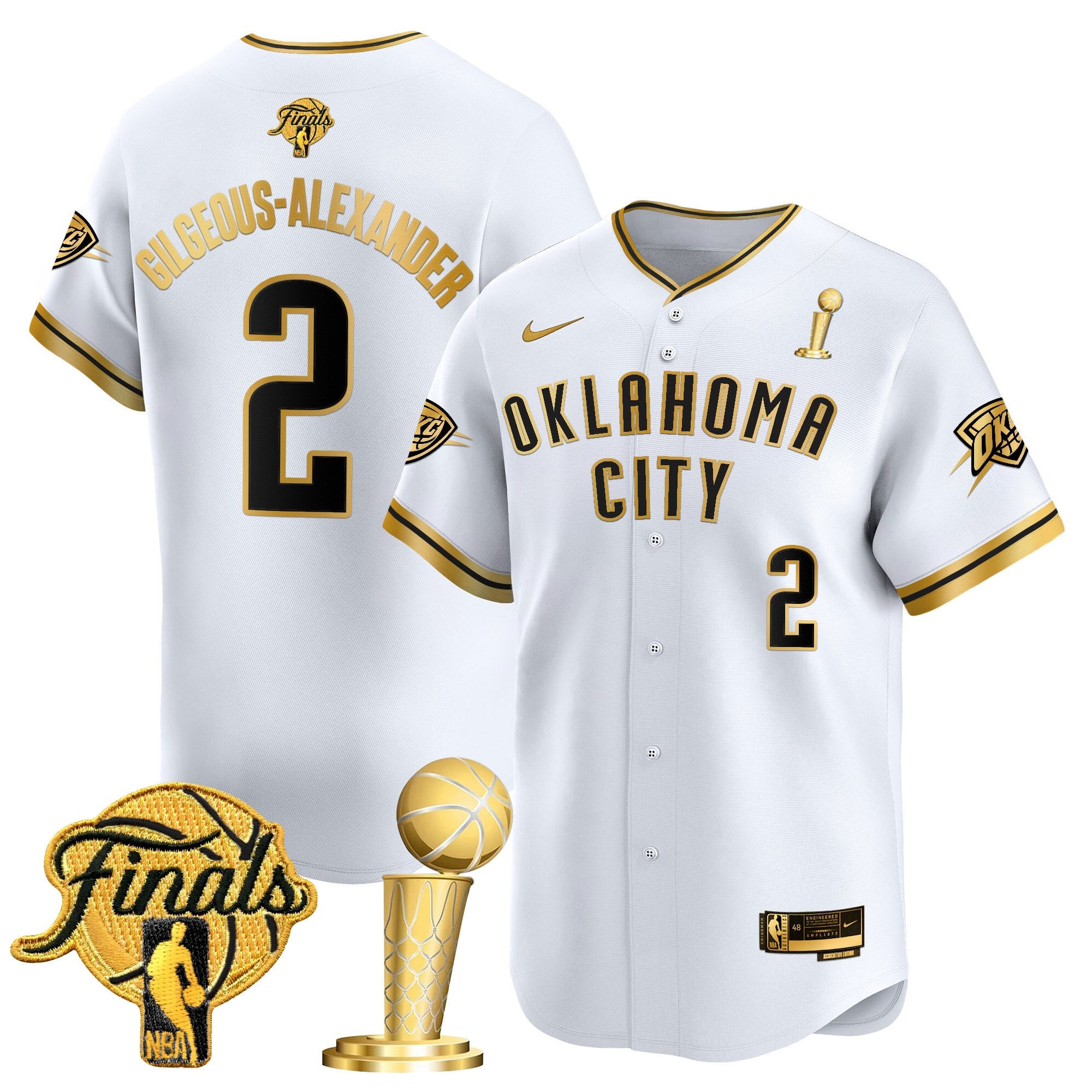 Alternative view of Oklahoma City Williams Black Jersey - Nike Oklahoma City Williams #8