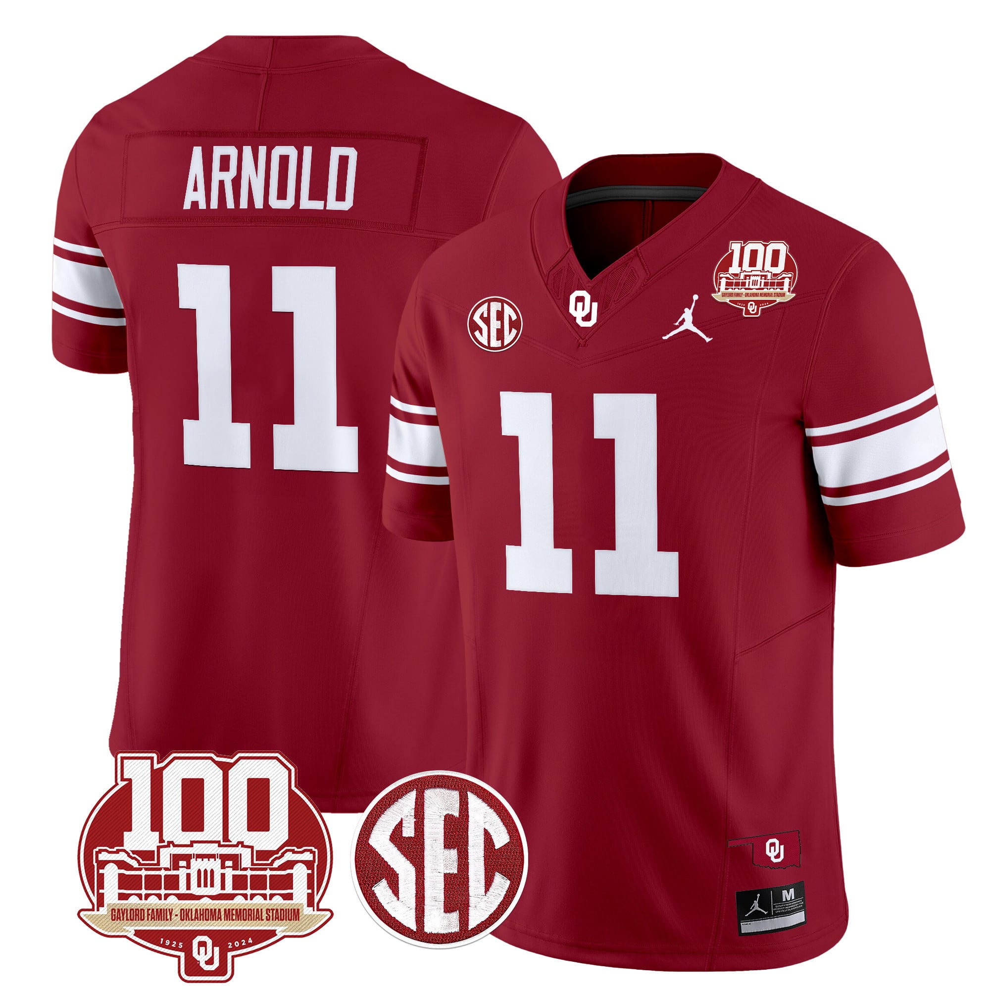 Oklahoma Sooners Arnold Jersey - Nike Oklahoma Sooners Arnold #11