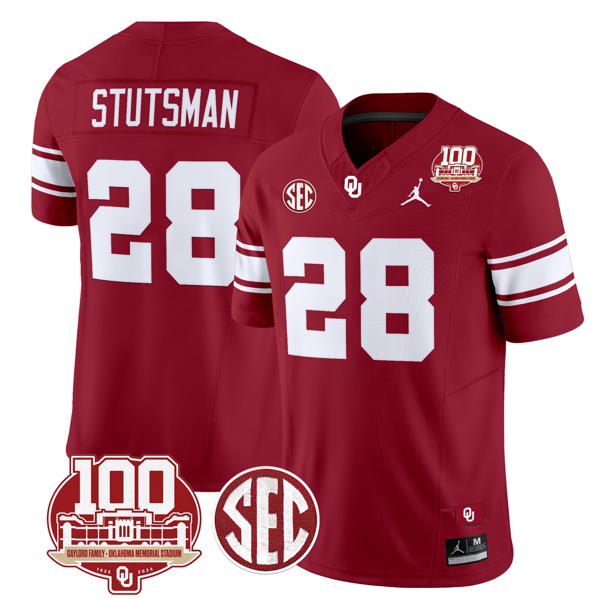 Alternative view of Oklahoma Sooners Arnold Jersey - Nike Oklahoma Sooners Arnold #11