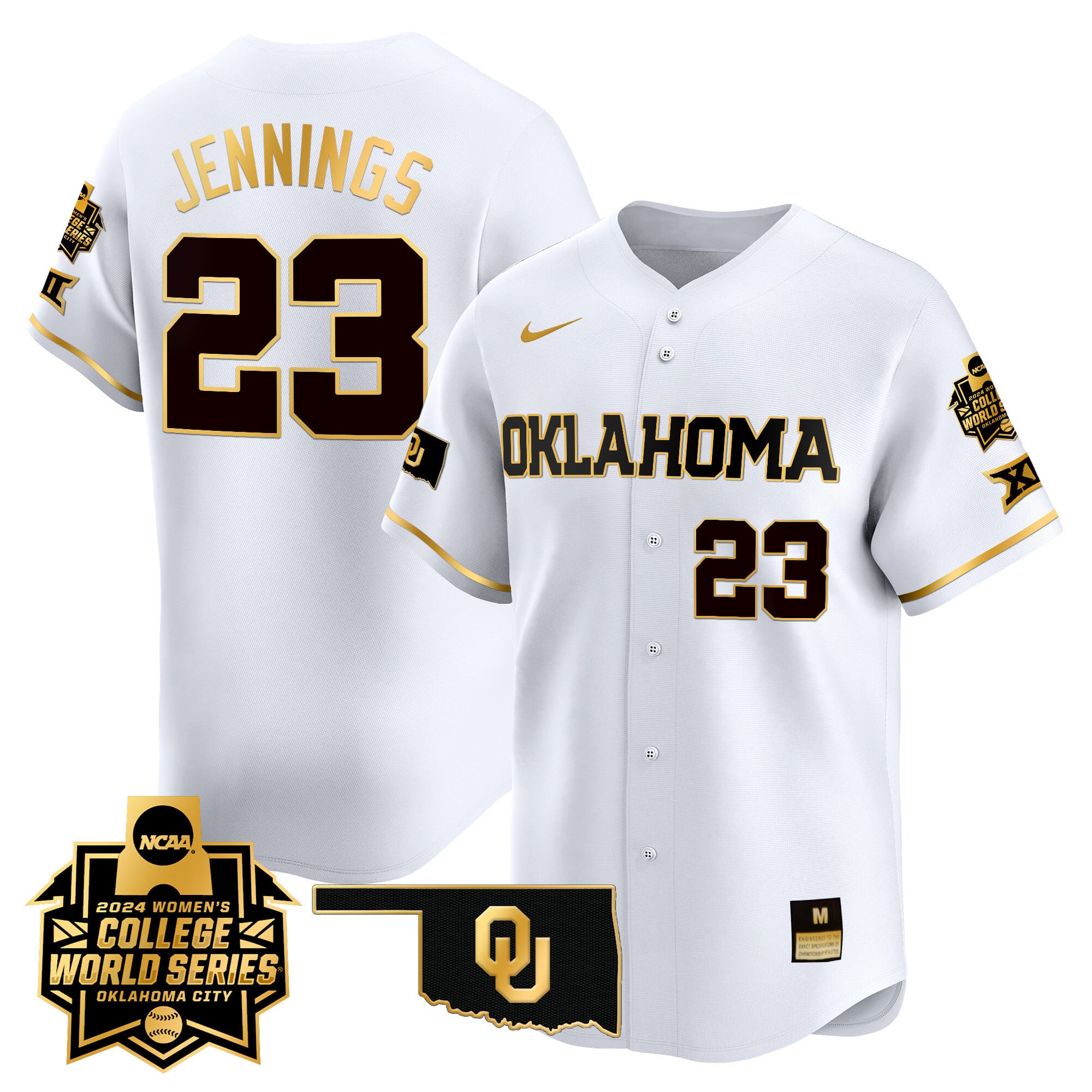 Alternative view of Oklahoma Sooners Coleman Jersey - Nike Oklahoma Sooners Coleman #24