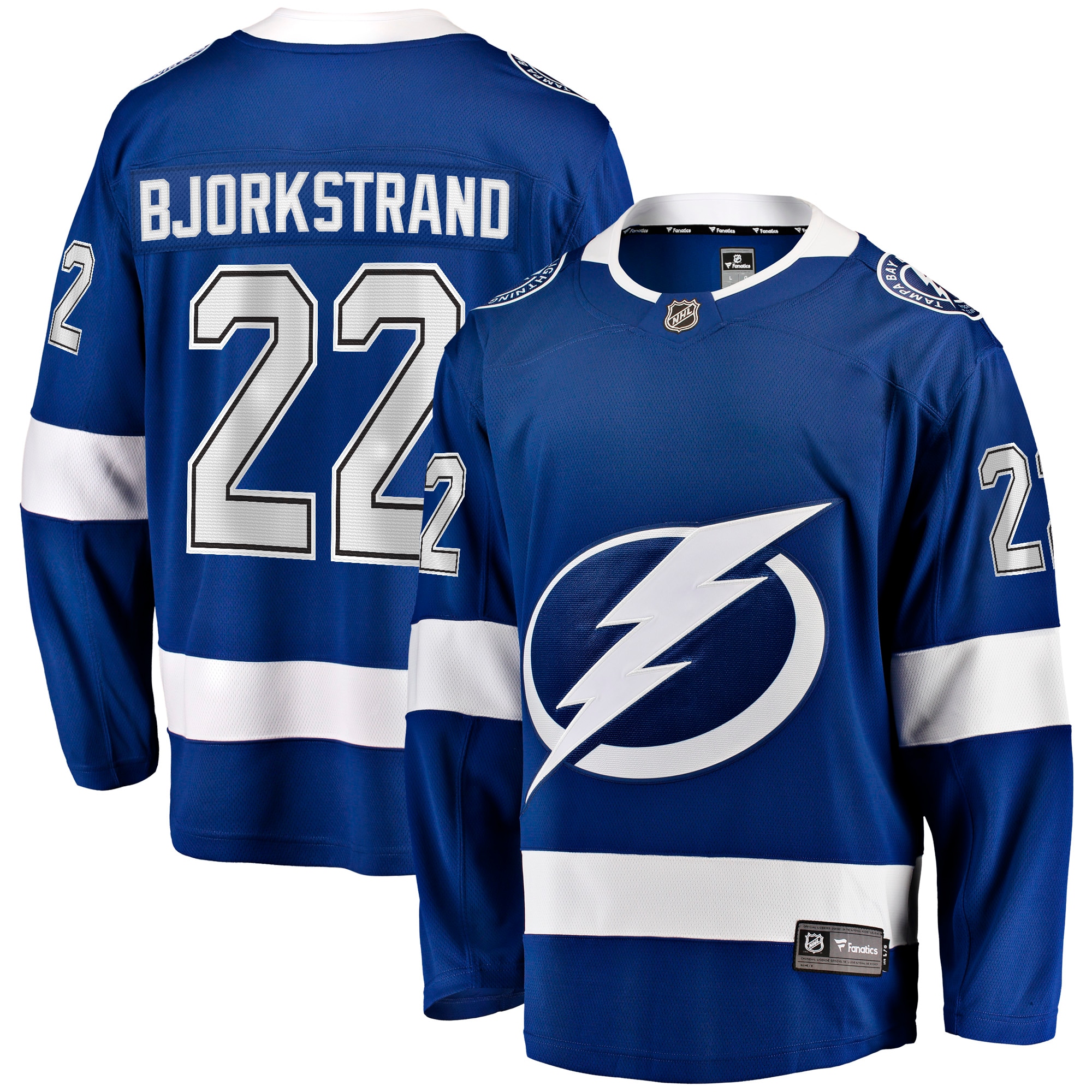 Oliver Bjorkstrand Tampa Bay Lightning Fanatics Home Breakaway Jersey - Blue