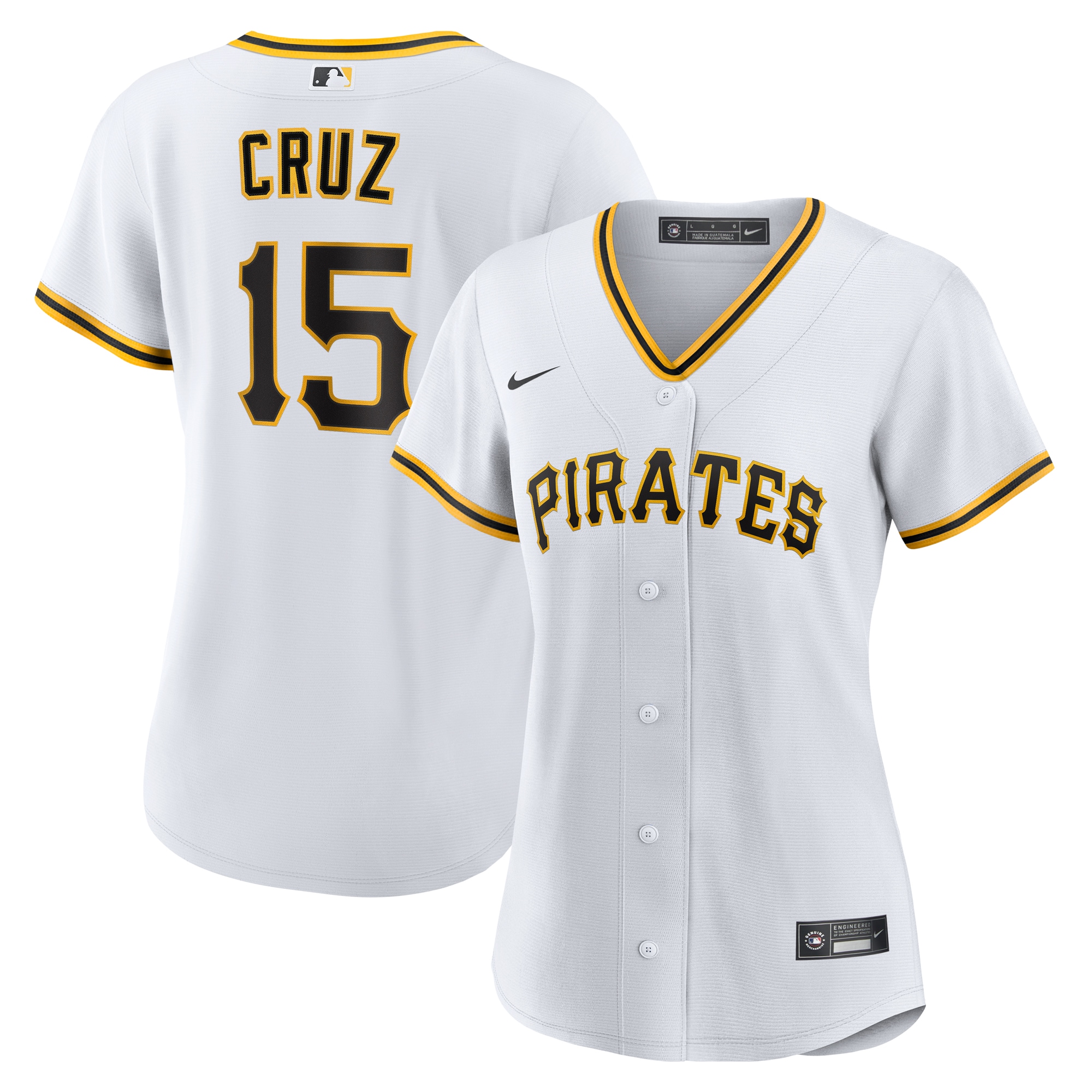 Oneil Cruz Pittsburgh Pirates Women's Home Jersey - White