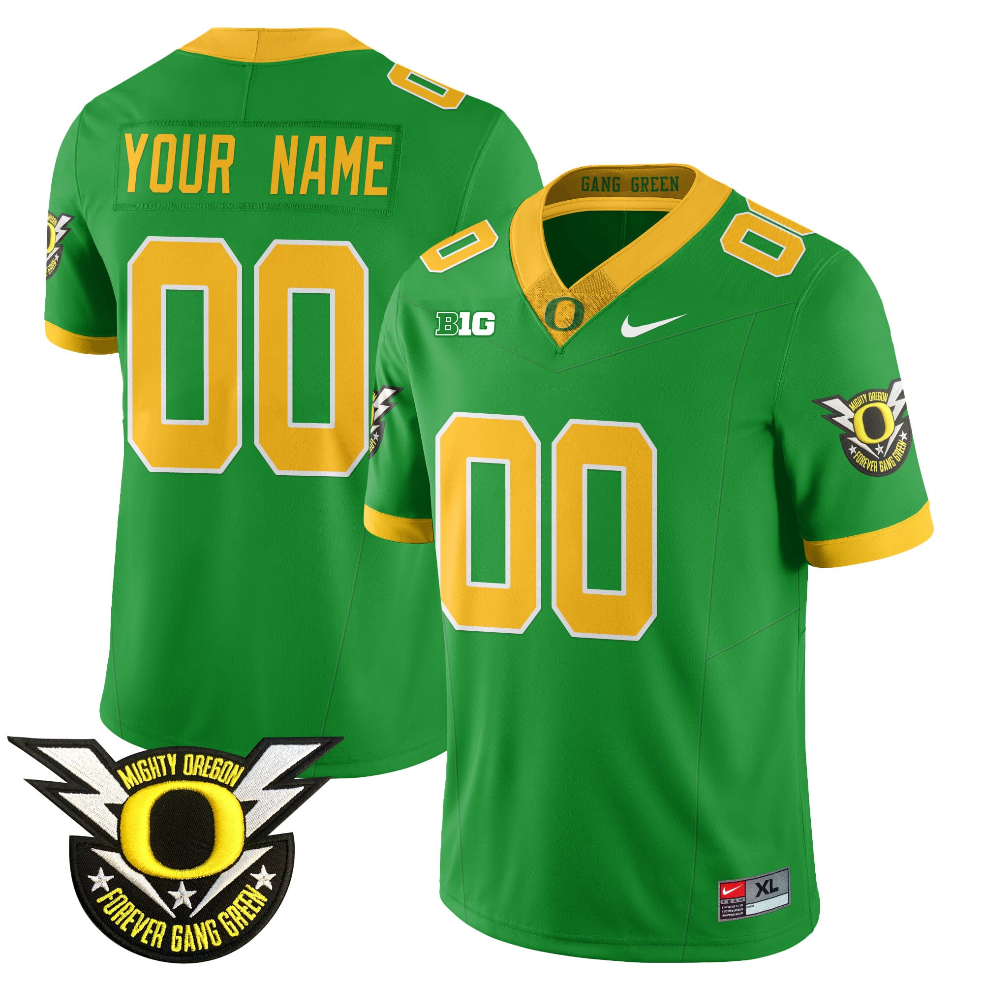 Alternative view of Oregon Ducks Black Jersey nike football - Nike Oregon Ducks Black