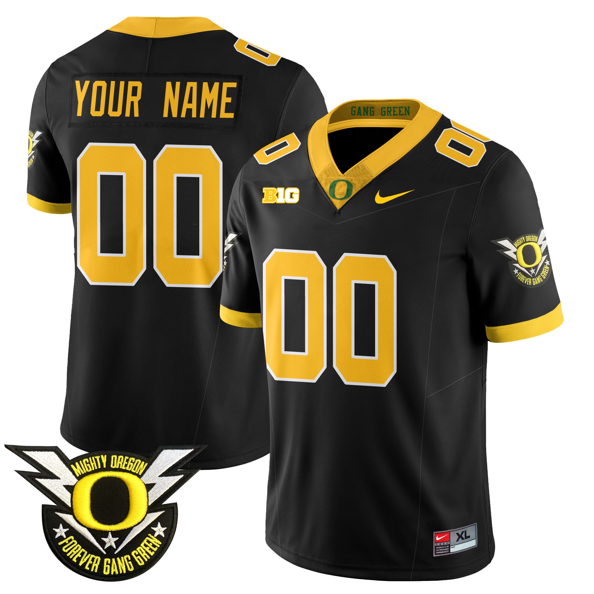 Oregon Ducks Black Jersey nike football - Nike Oregon Ducks Black