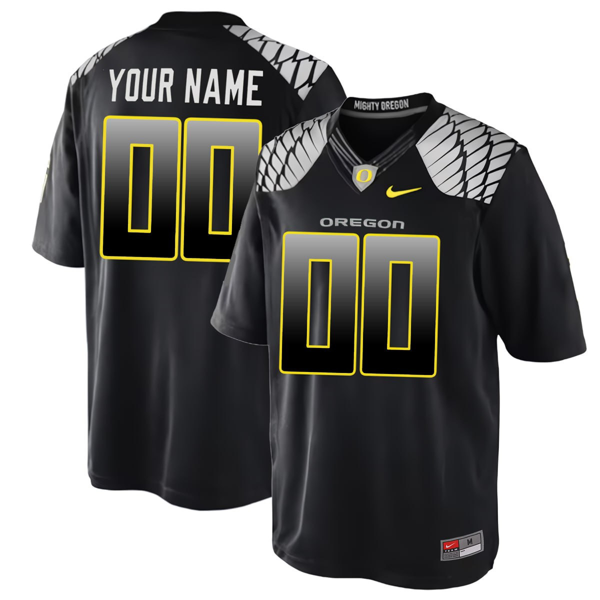 Oregon Ducks Black Jersey nike - Nike Oregon Ducks Black Football