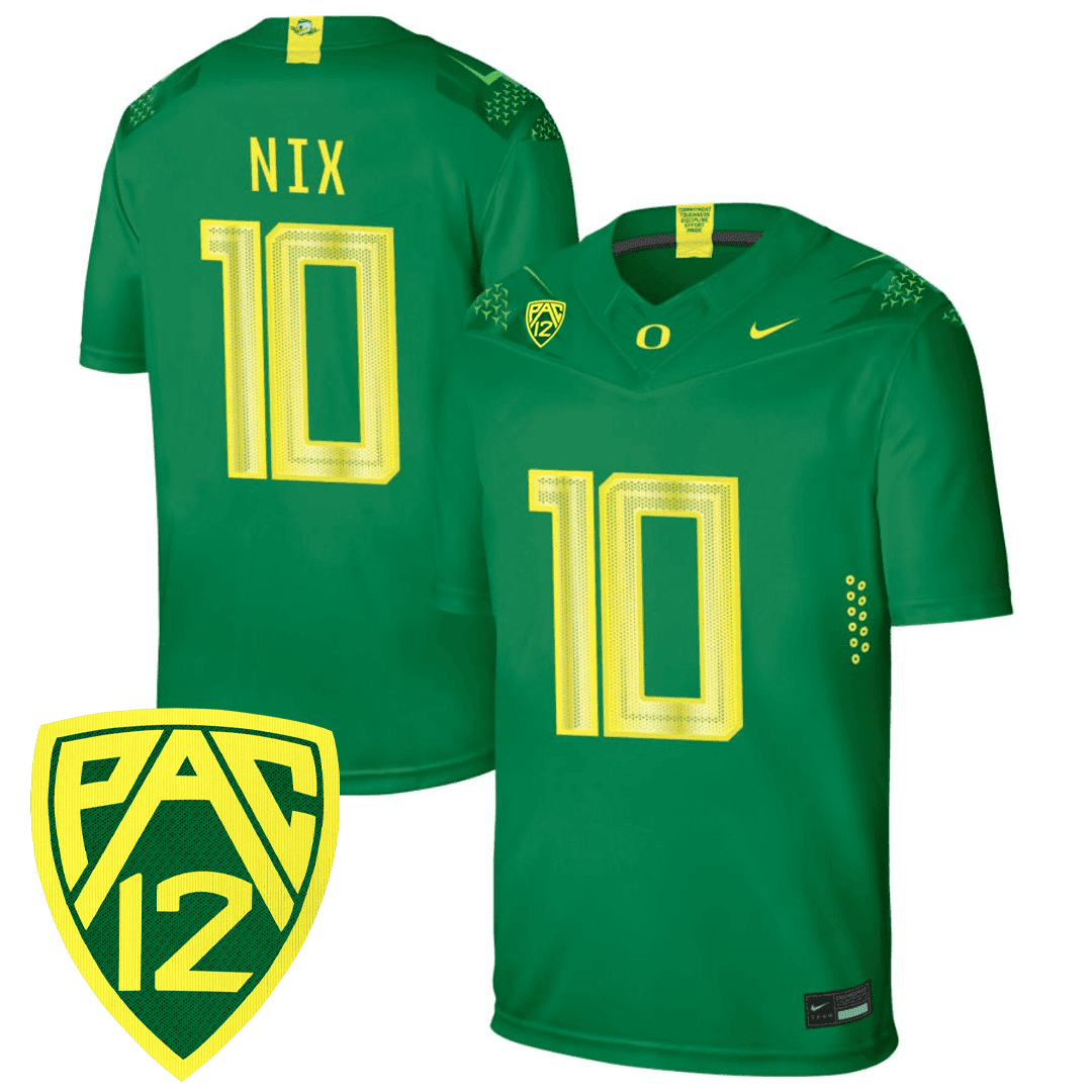 Oregon Ducks Nix Jersey - Nike Oregon Ducks Nix #10 Jersey - Green