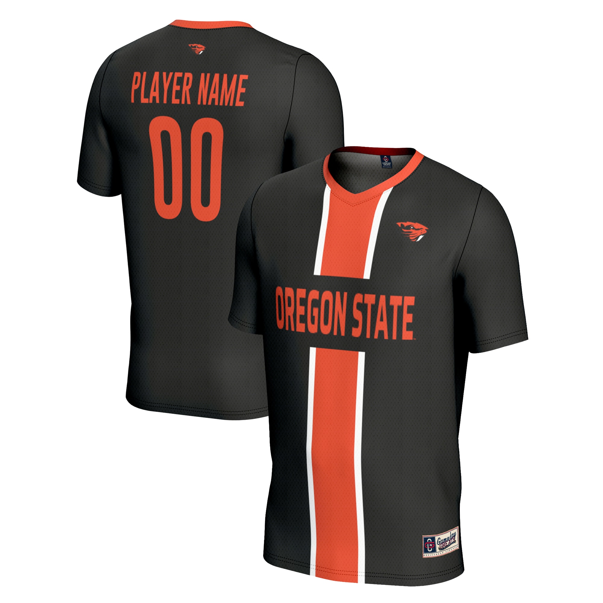 Oregon State Beavers GameDay Greats Youth Lightweight Pick-A-Player NIL Men's Soccer Jersey - Black