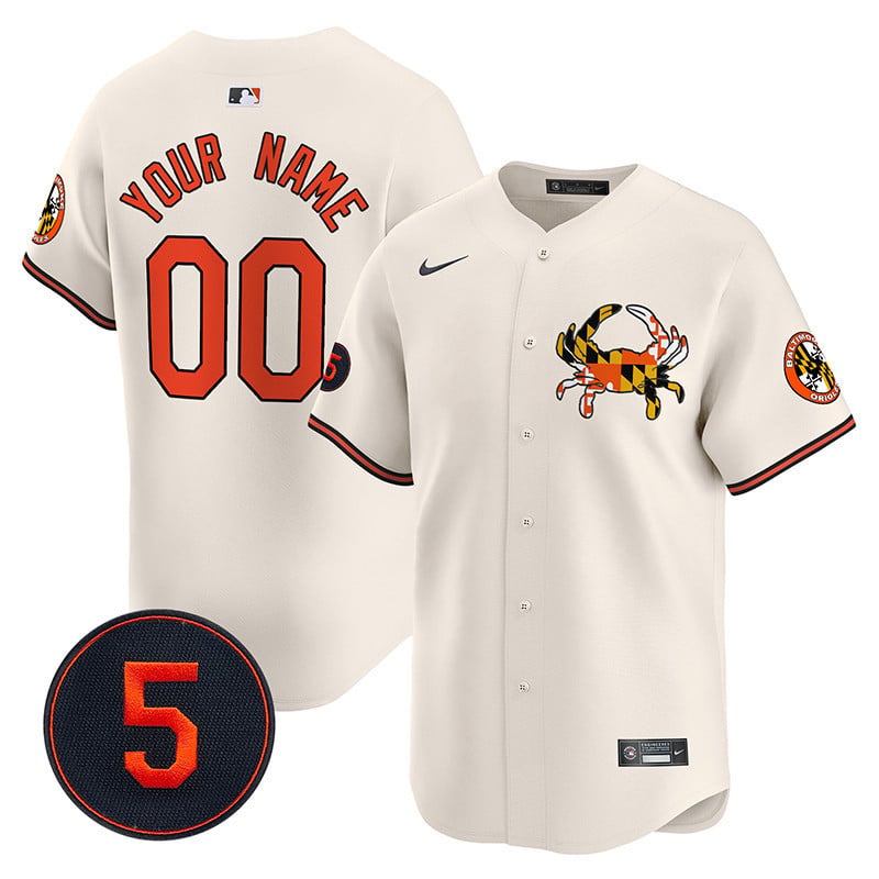 Orioles City Connect Jersey - Nike Cream Crab Edition