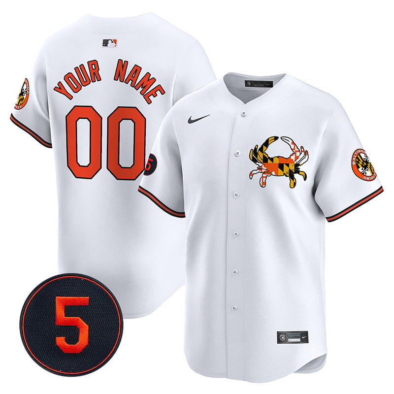 Alternative view of Orioles City Connect Jersey - Nike Cream Crab Edition