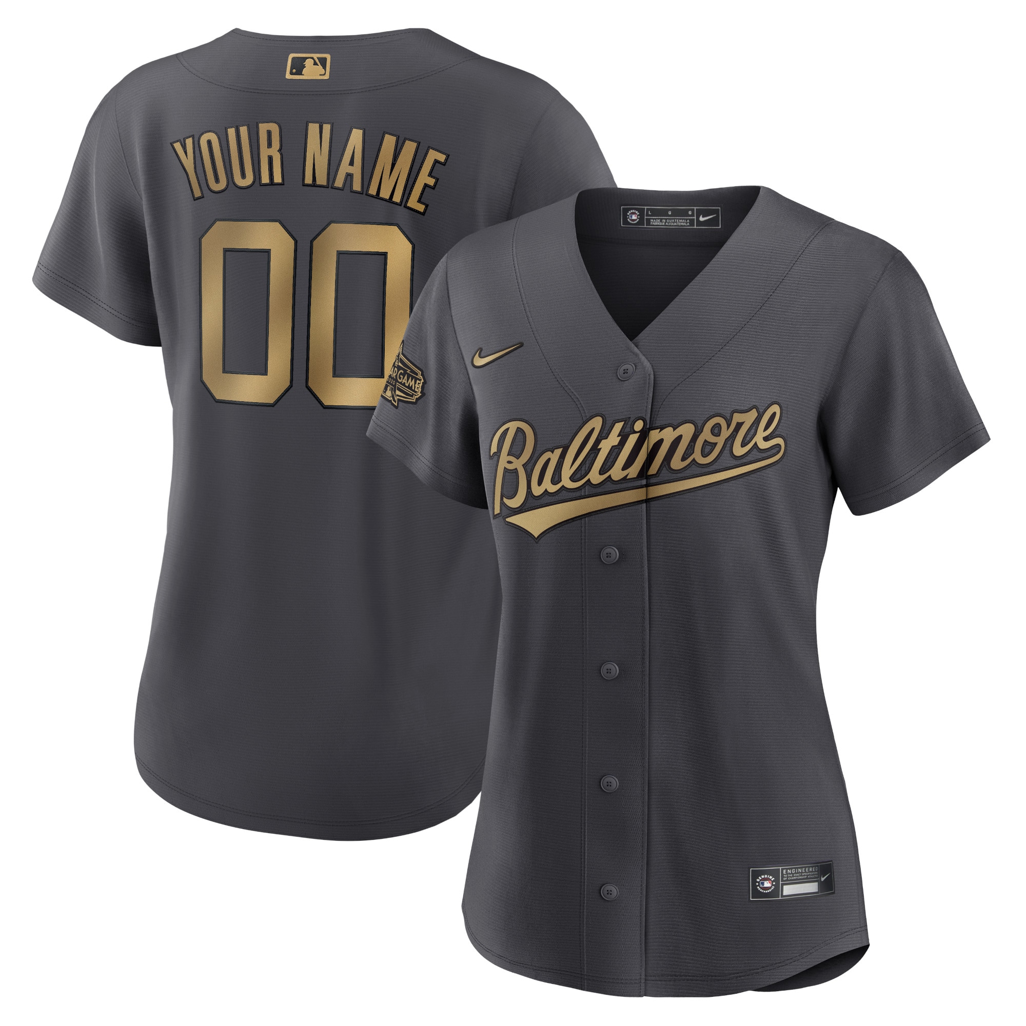 Orioles Gray All-Star Custom Jersey - Nike - Personalize Yours!