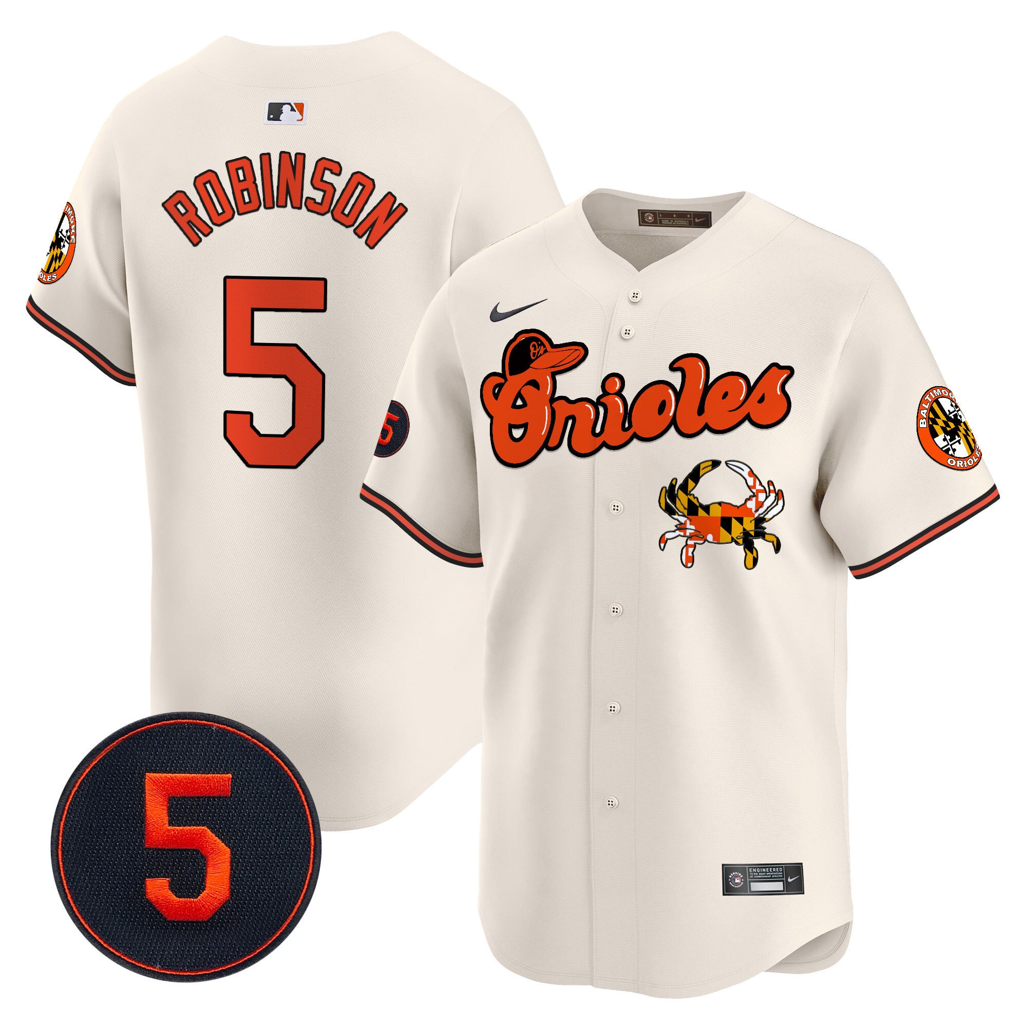 Alternative view of Orioles Rutschman City Connect Jersey - Nike Orioles Rutschman Jersey