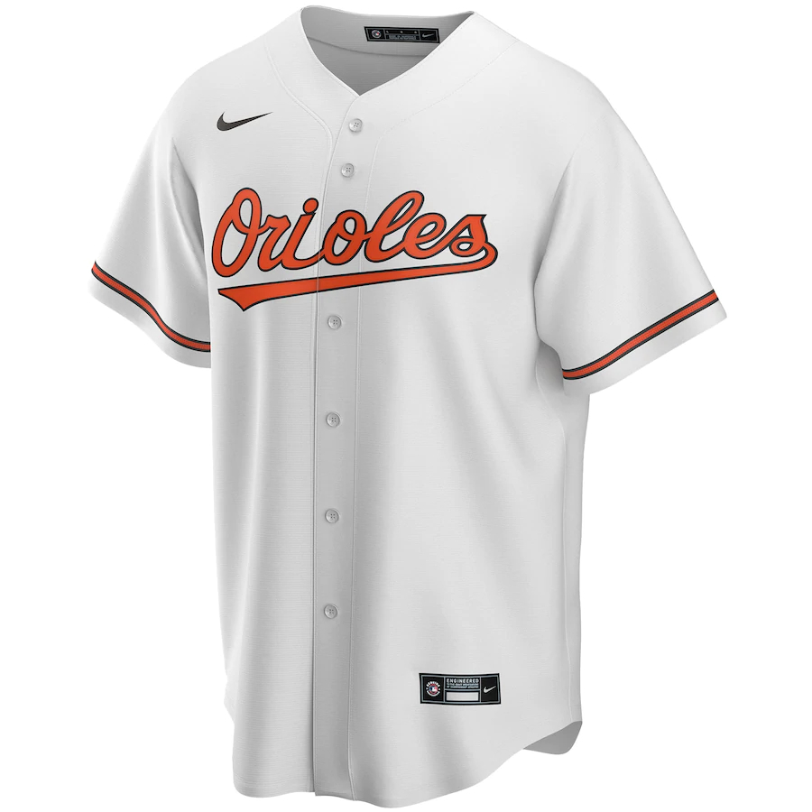 Alternative view of Orioles White Custom Jersey nike - Nike Orioles White Custom Jersey 2