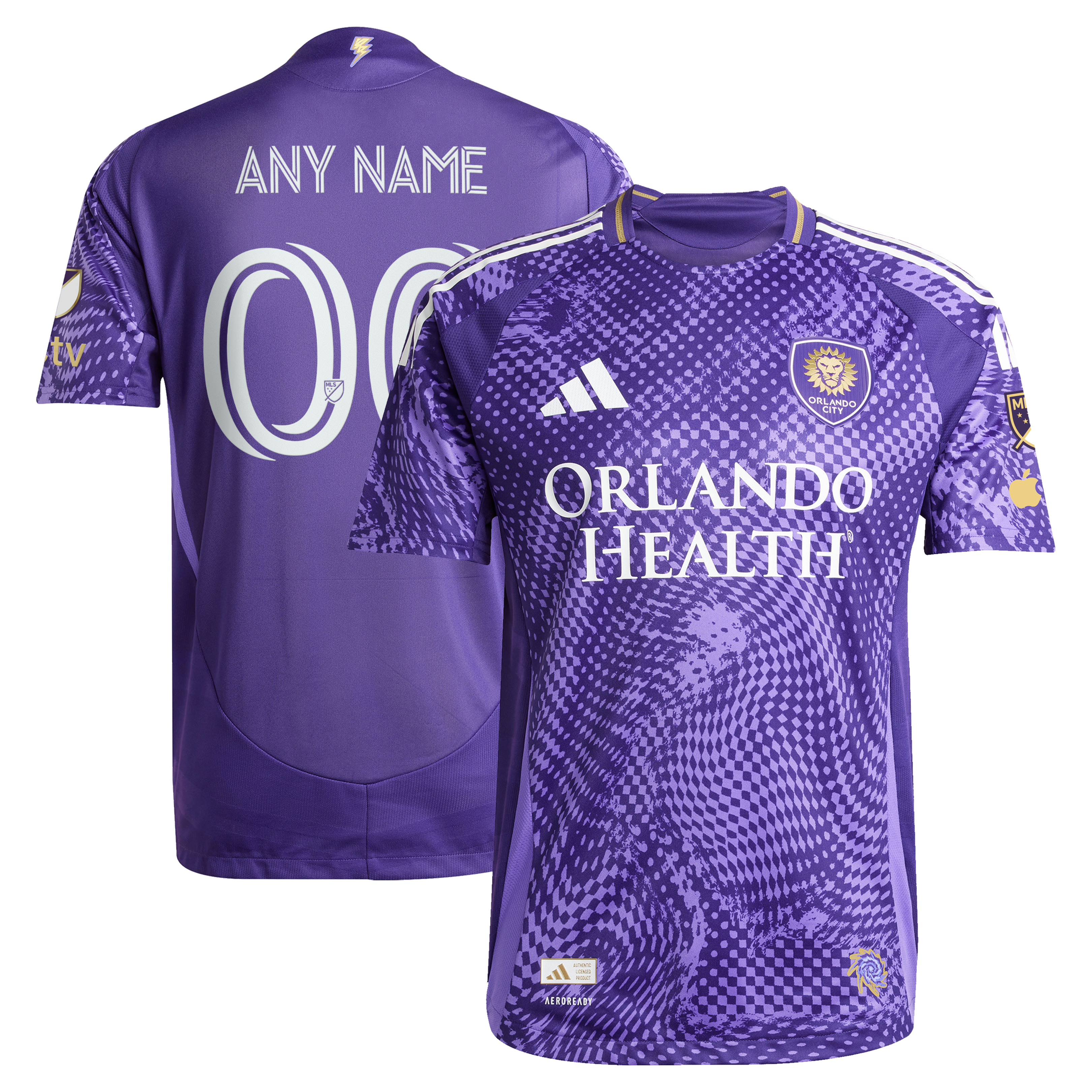 Orlando City SC 2025 Perfect Storm On-Field Patch Custom Jersey