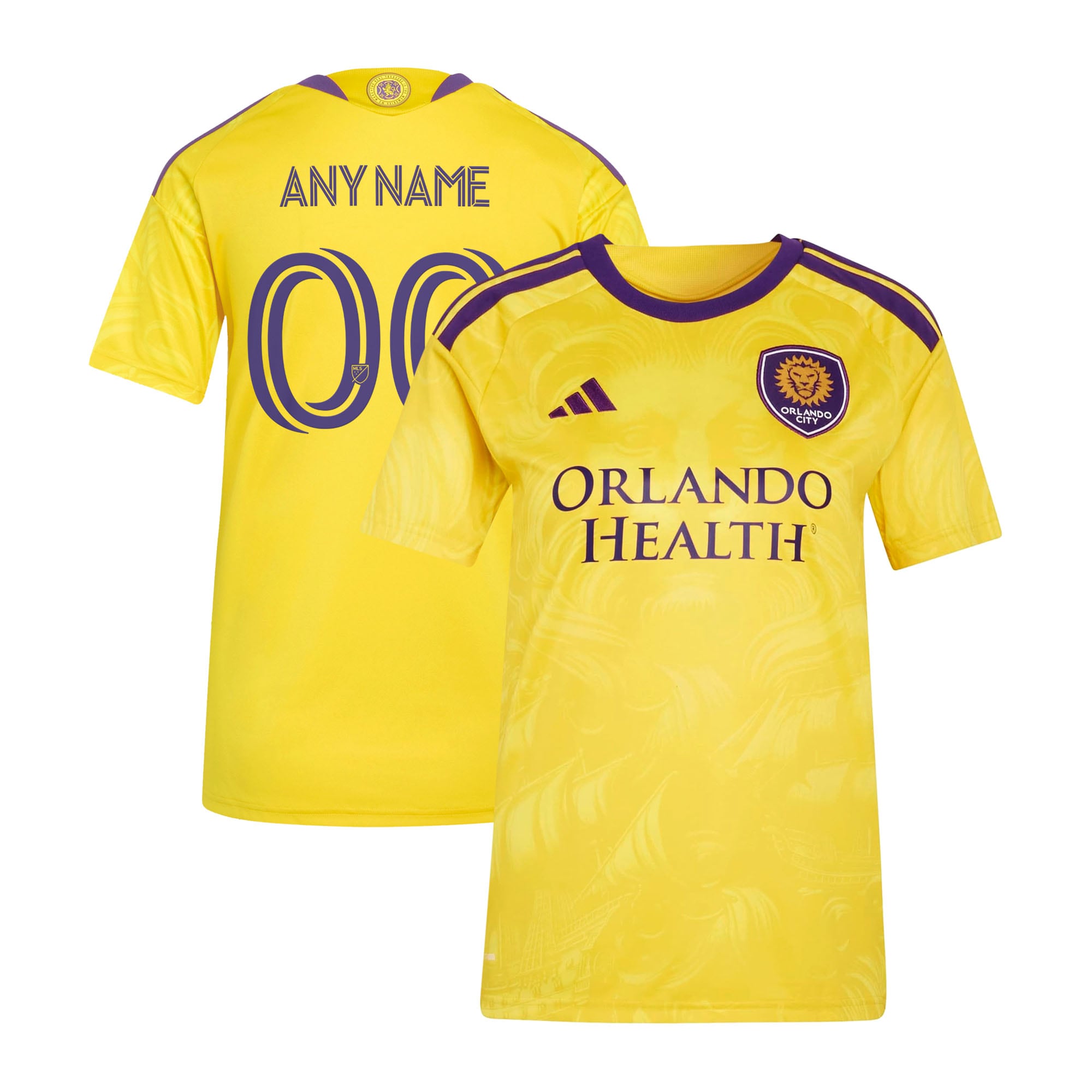 Orlando City SC Women's 2026 Sunken Treasure Kit Custom Jersey - Gold