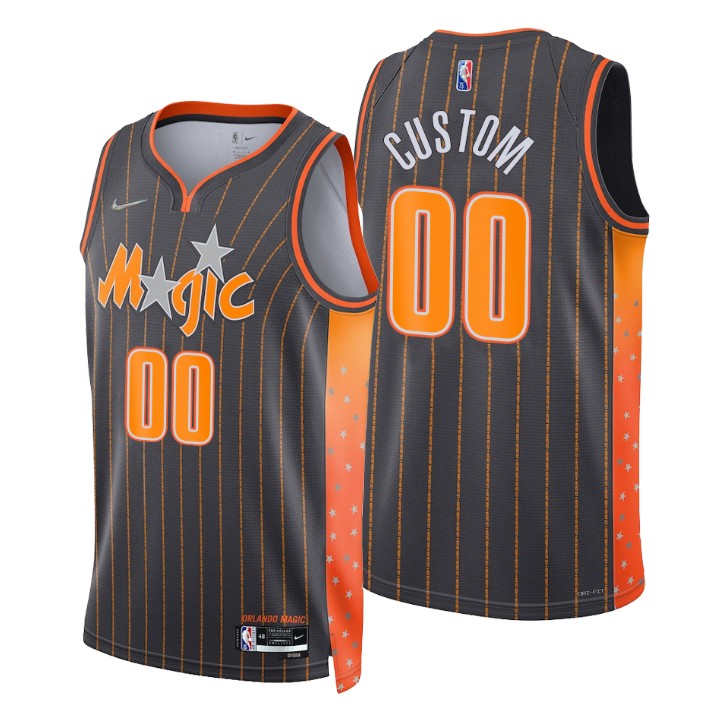 Orlando Magic Custom Jersey - Nike - Gray Icon Edition