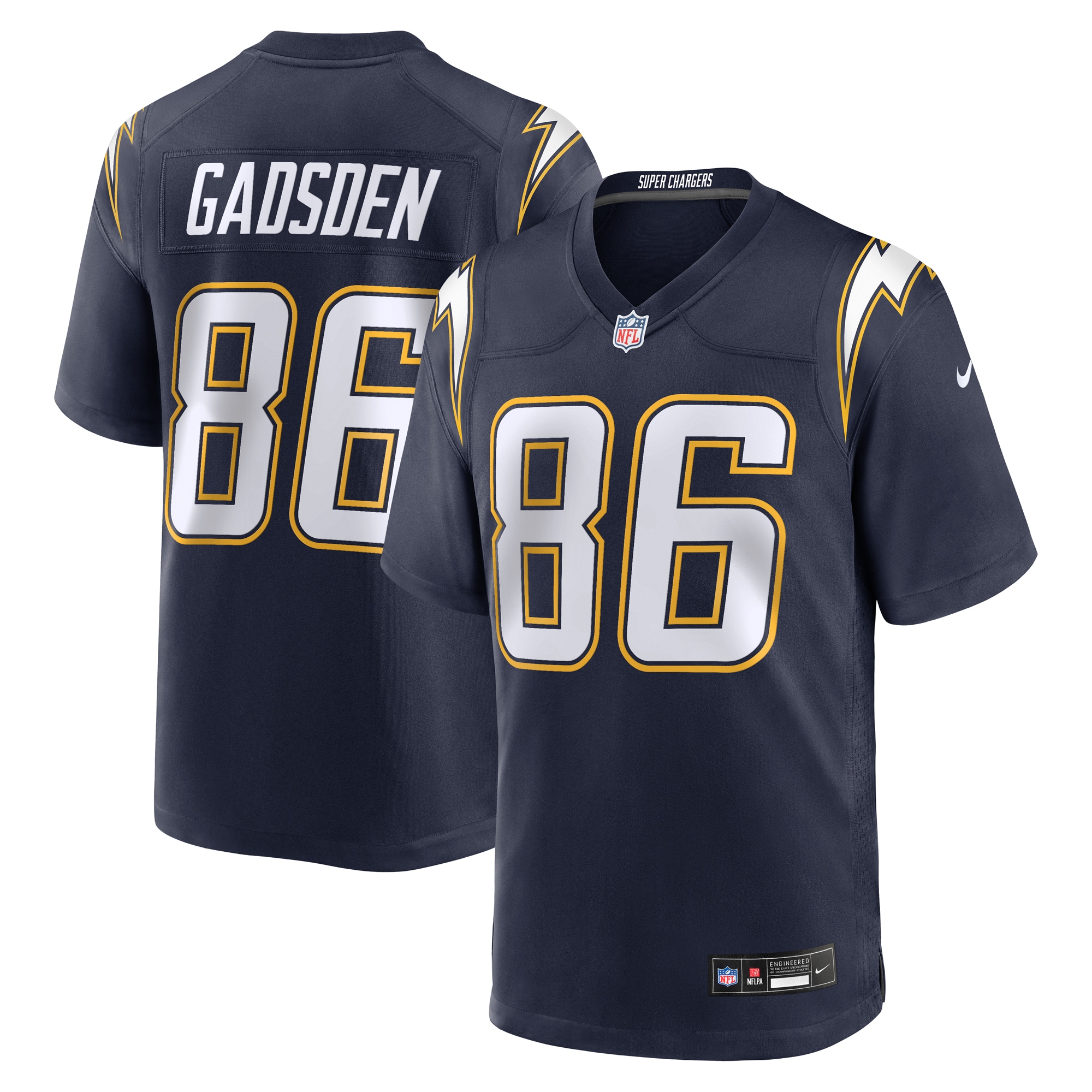 Oronde Gadsden Los Angeles Chargers Alternate 2 Super Chargers Game Jersey - Navy