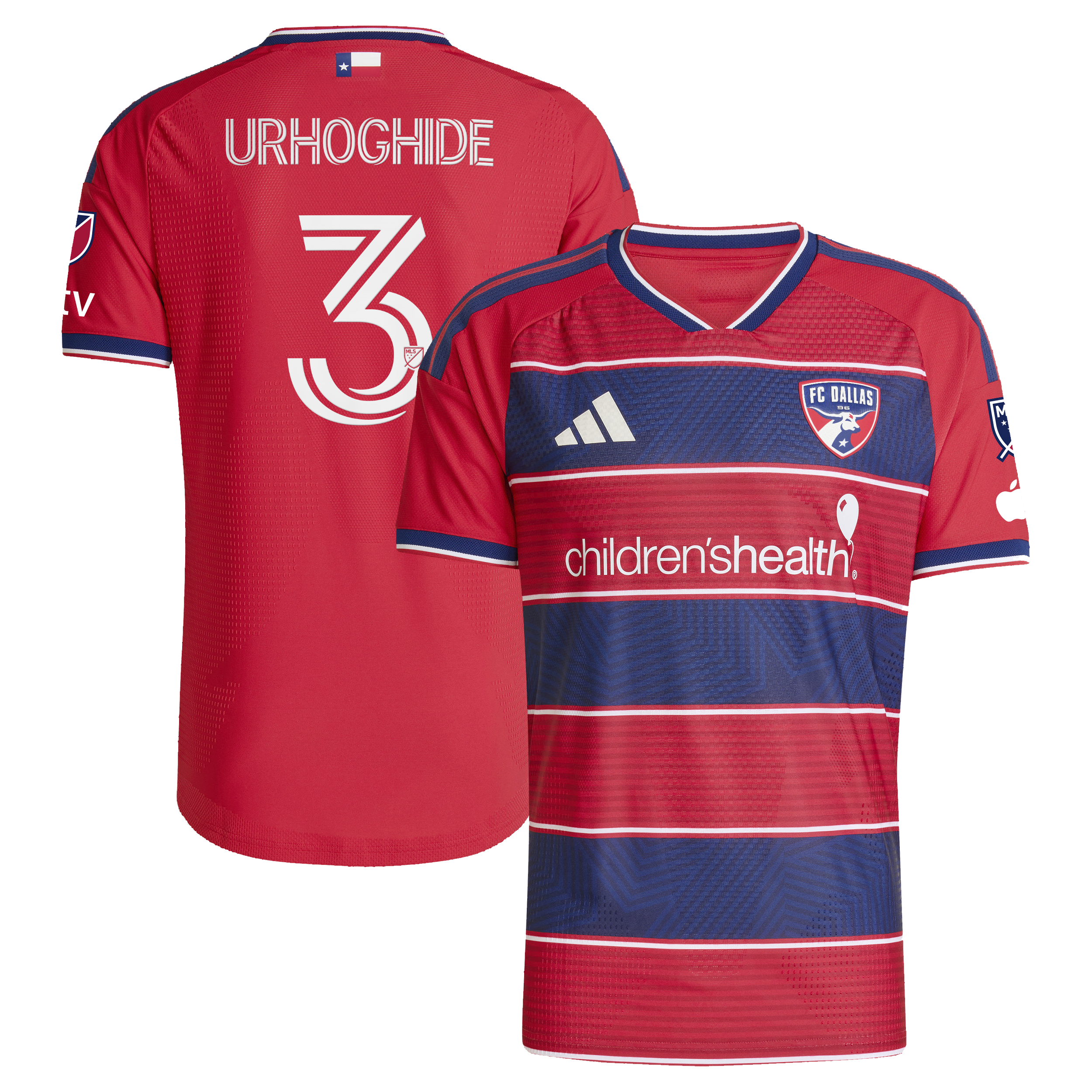 Osaze Urhoghide FC Dallas 2026 DNA Kit On-Field Patch Jersey - Red