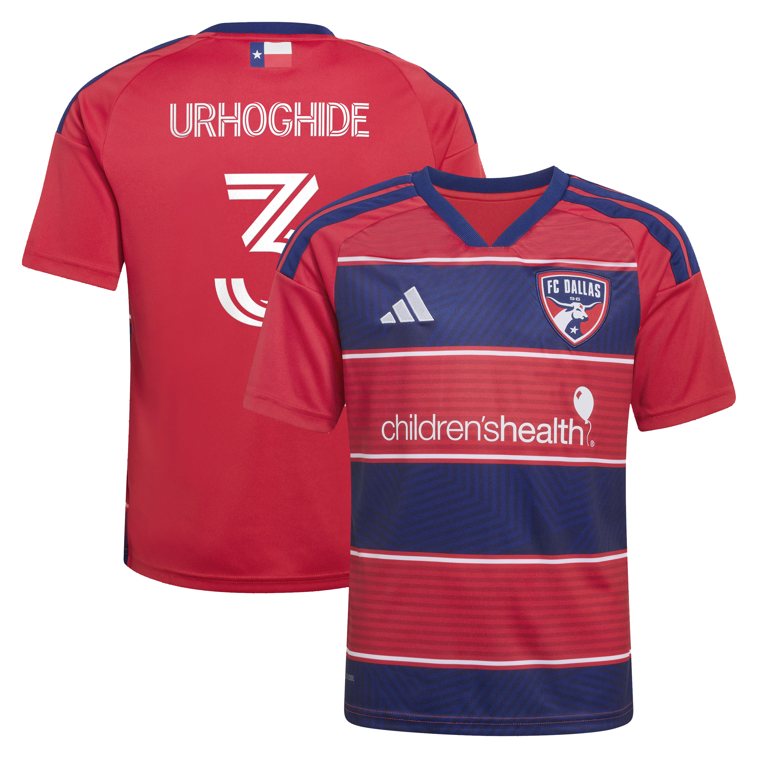 Osaze Urhoghide FC Dallas Youth 2026 DNA Kit Jersey - Red