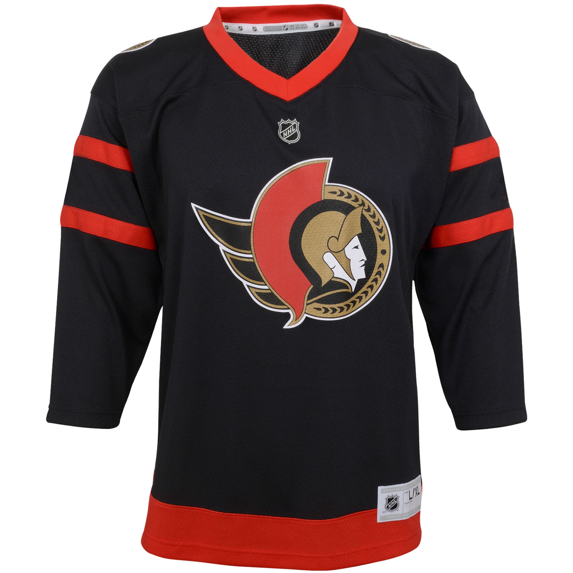 Alternative view of Ottawa Senators Black Jersey - Fanatics - Personalized NHL Gear