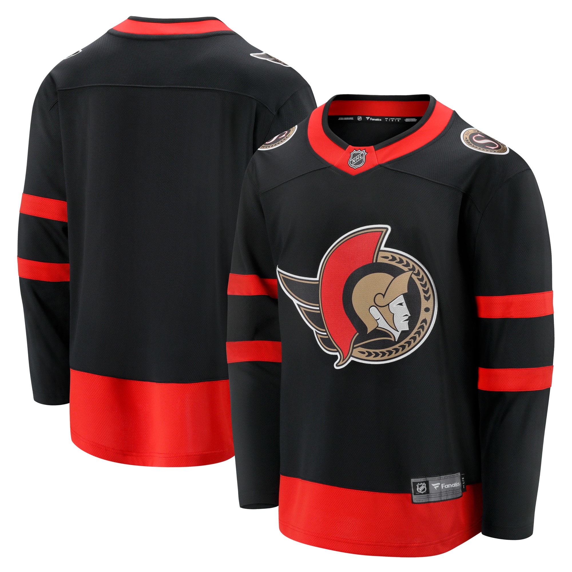 Ottawa Senators Fanatics Home Breakaway Jersey - Black