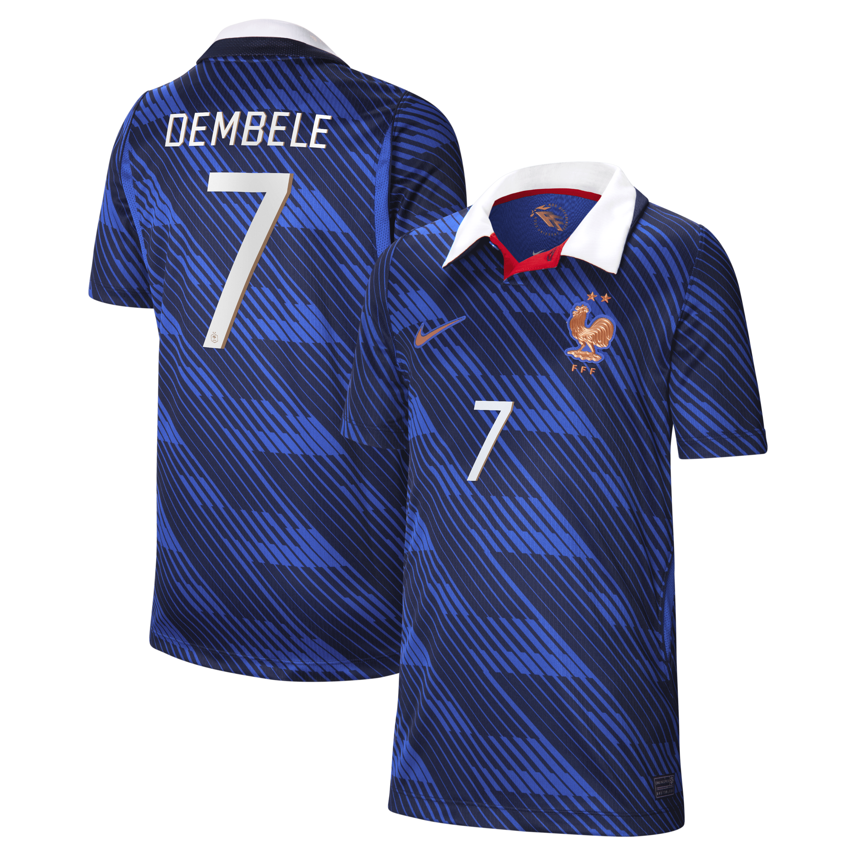 Ousmane Dembélé France National Team Youth 2026 Home Stadium Jersey