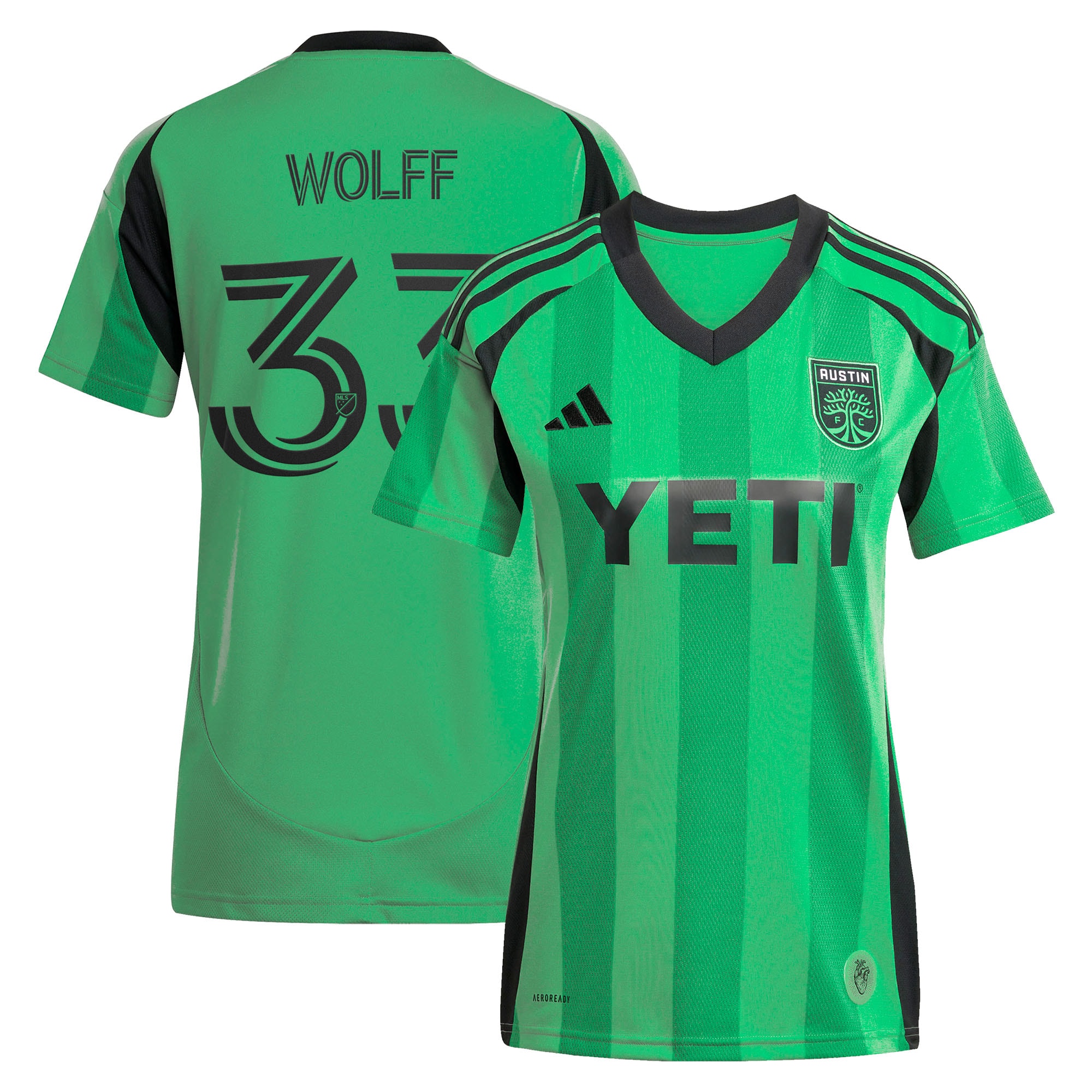Owen Wolff Austin FC Women's 2025 The Heartbeat Kit Jersey - Green