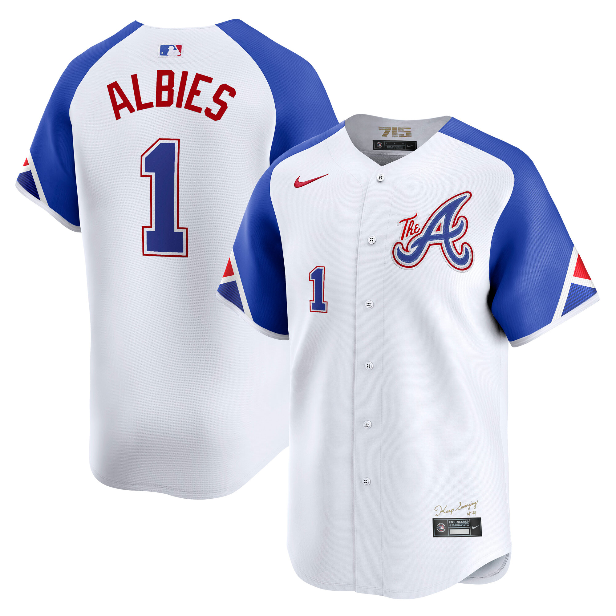Ozzie Albies Atlanta Braves City Connect Limited Jersey - White