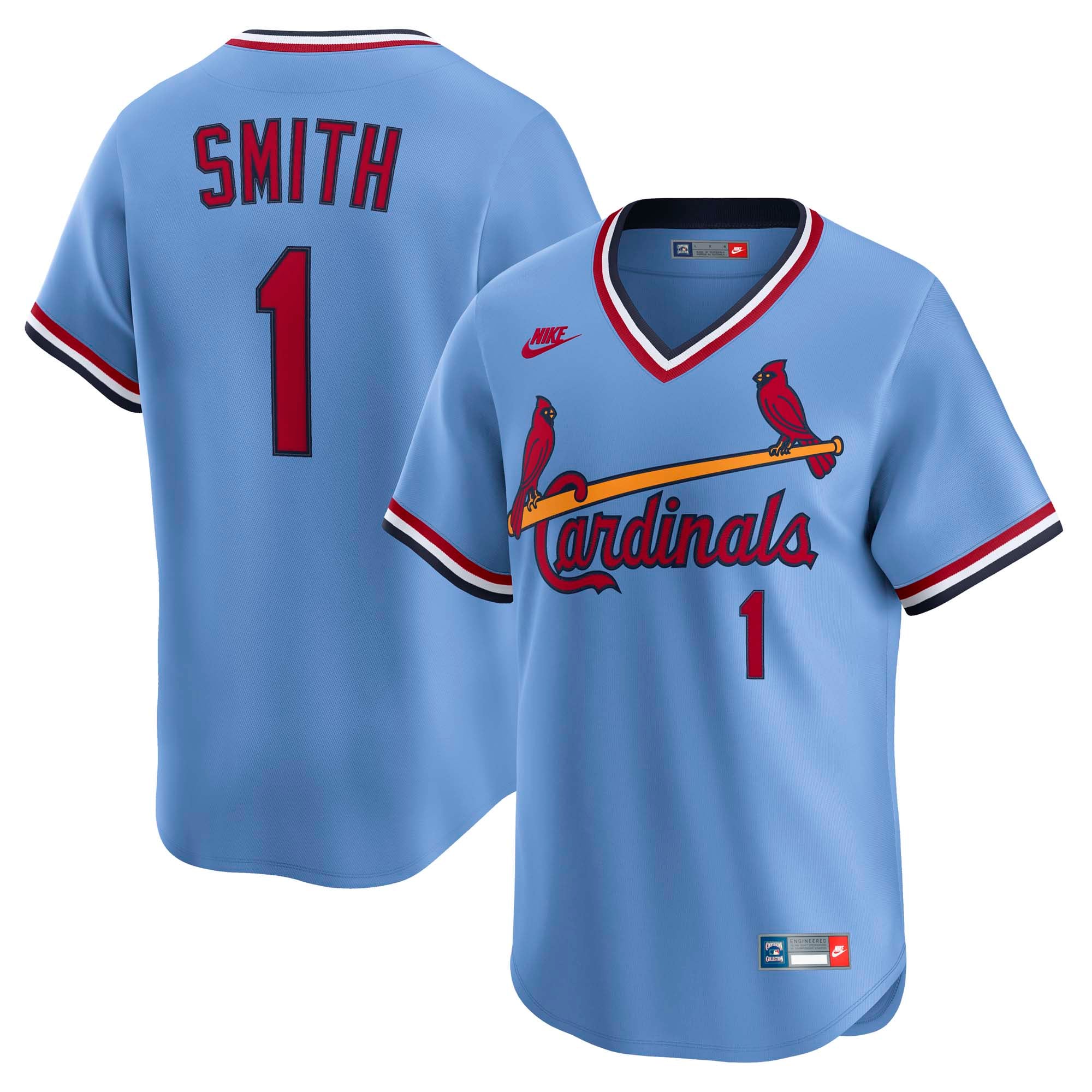 Ozzie Smith St. Louis Cardinals Throwback Cooperstown Collection Limited Jersey