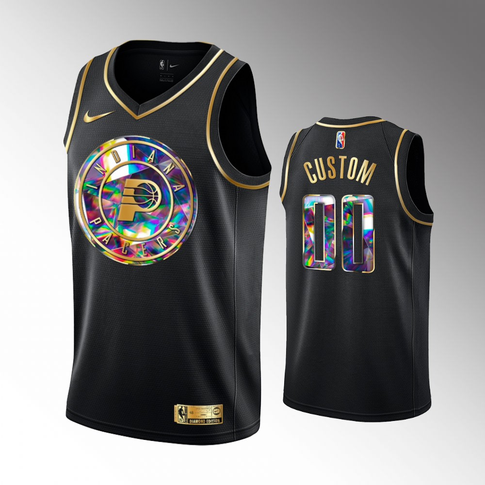 Pacers Diamond Black Jersey - Nike Pacers Diamond Jersey - Black